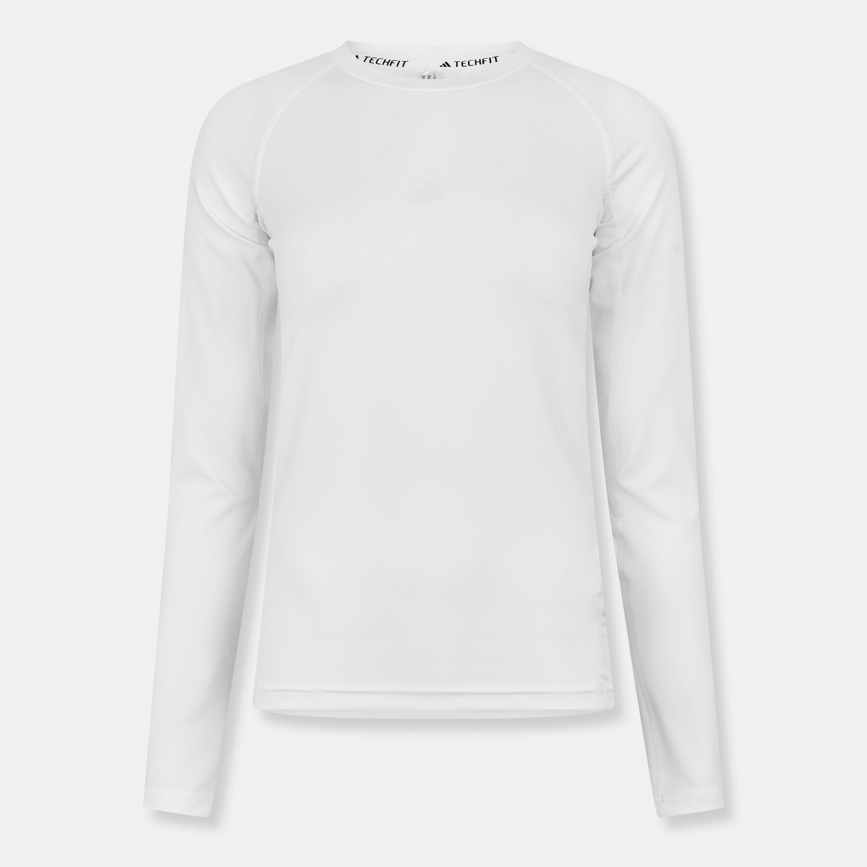 White - adidas - Women's Long Sleeve T-Shirt - 1