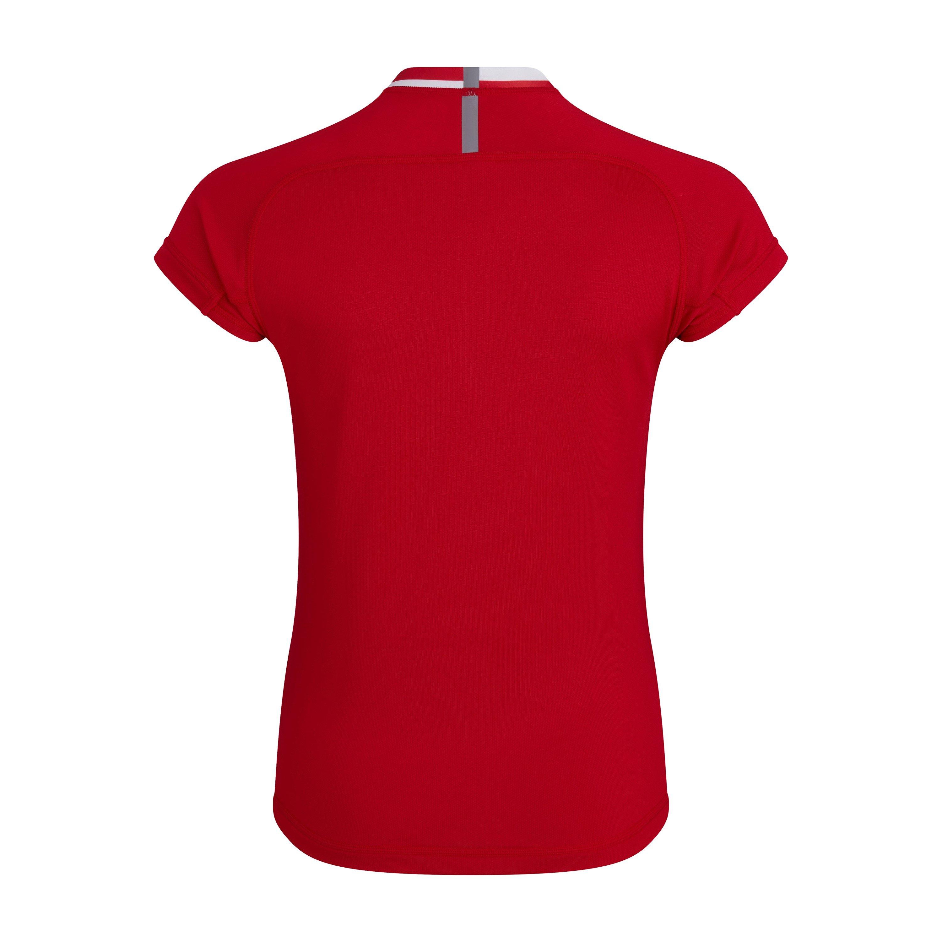 Rot/Weiß - Canterbury - Vapodri Hooped Evader Short-Sleeve Performance T-Shirt - 3