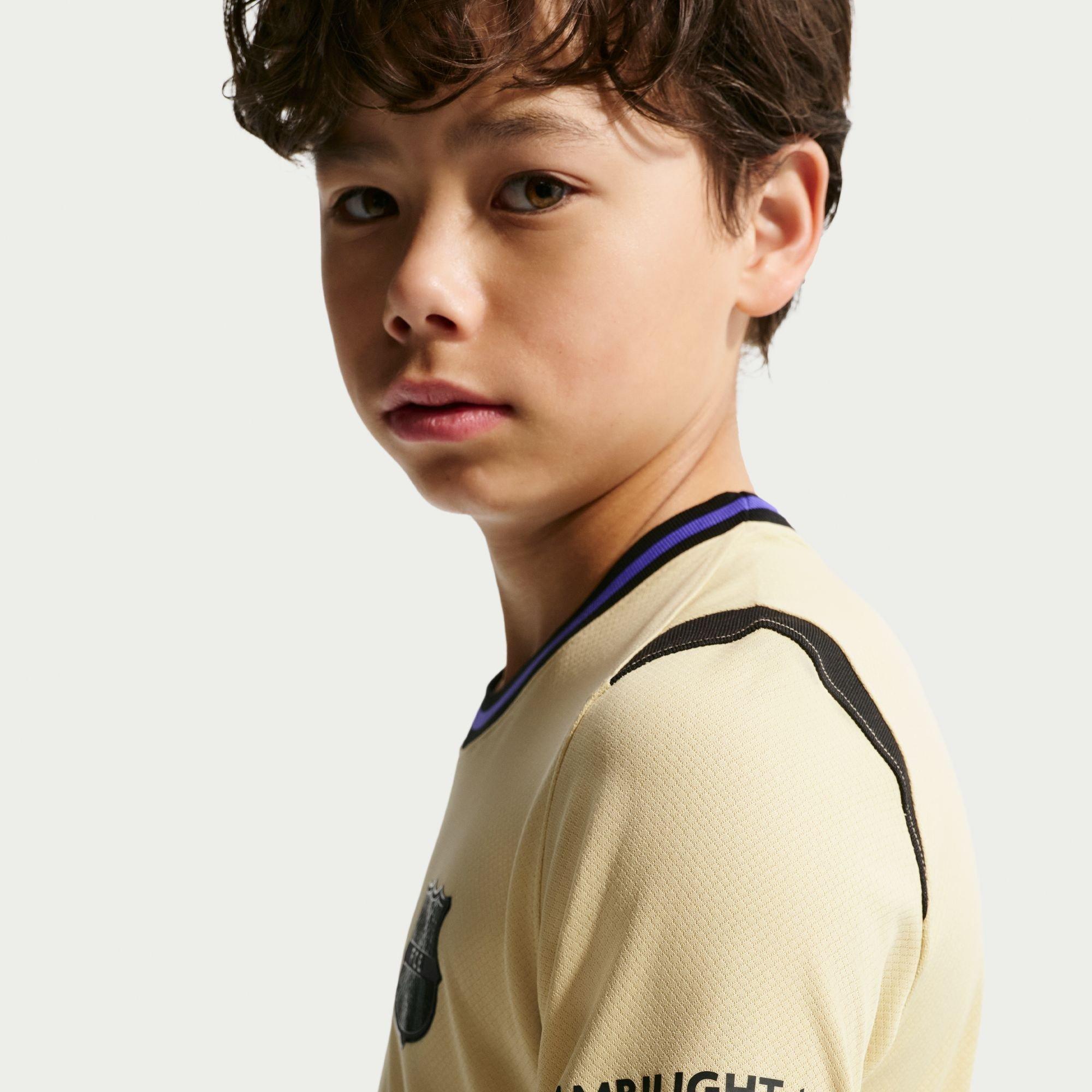 Team Gold/Per - Nike - Nike Fcb Y Nk Df Jsy Jn99 - 4