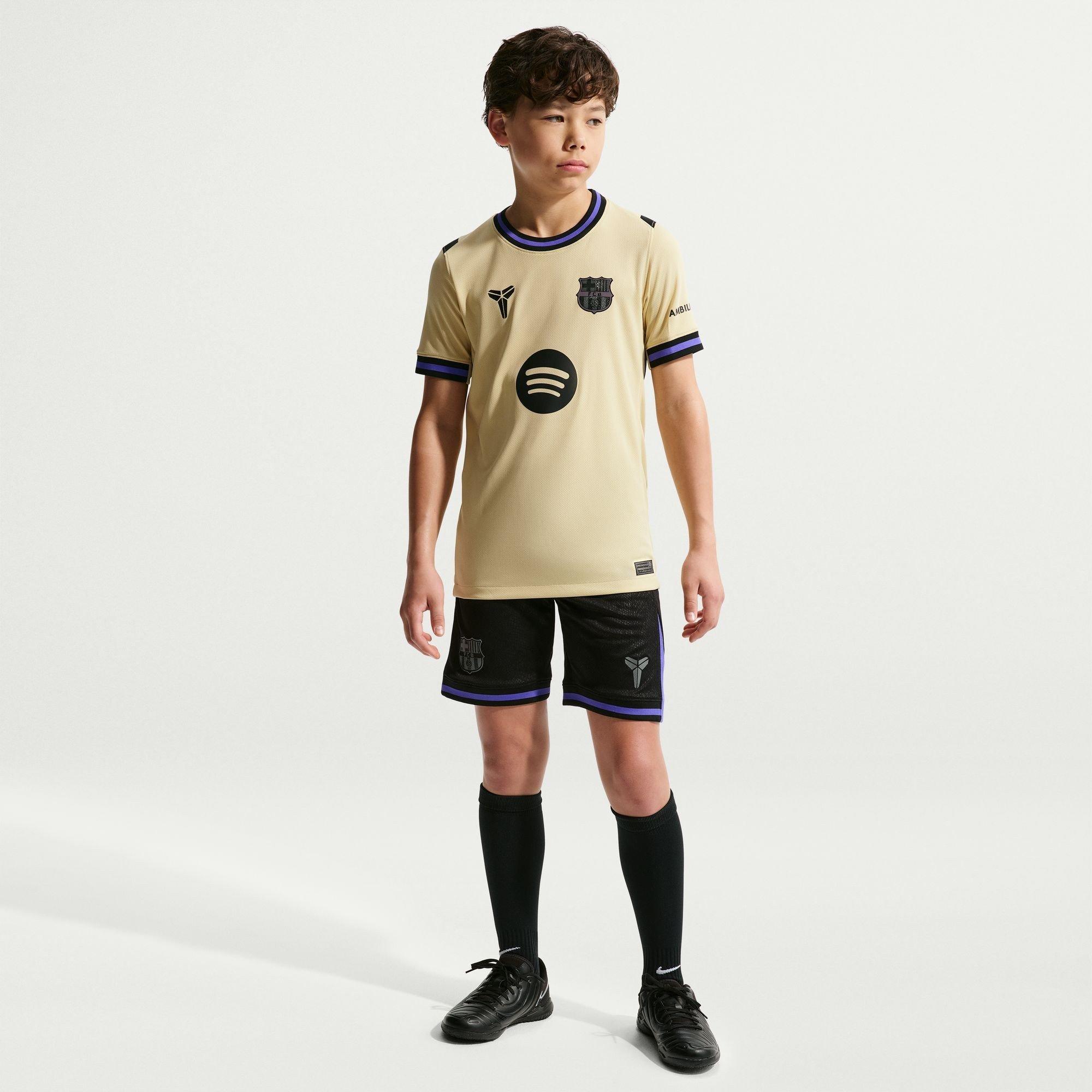 Team Gold/Per - Nike - Nike Fcb Y Nk Df Jsy Jn99 - 5