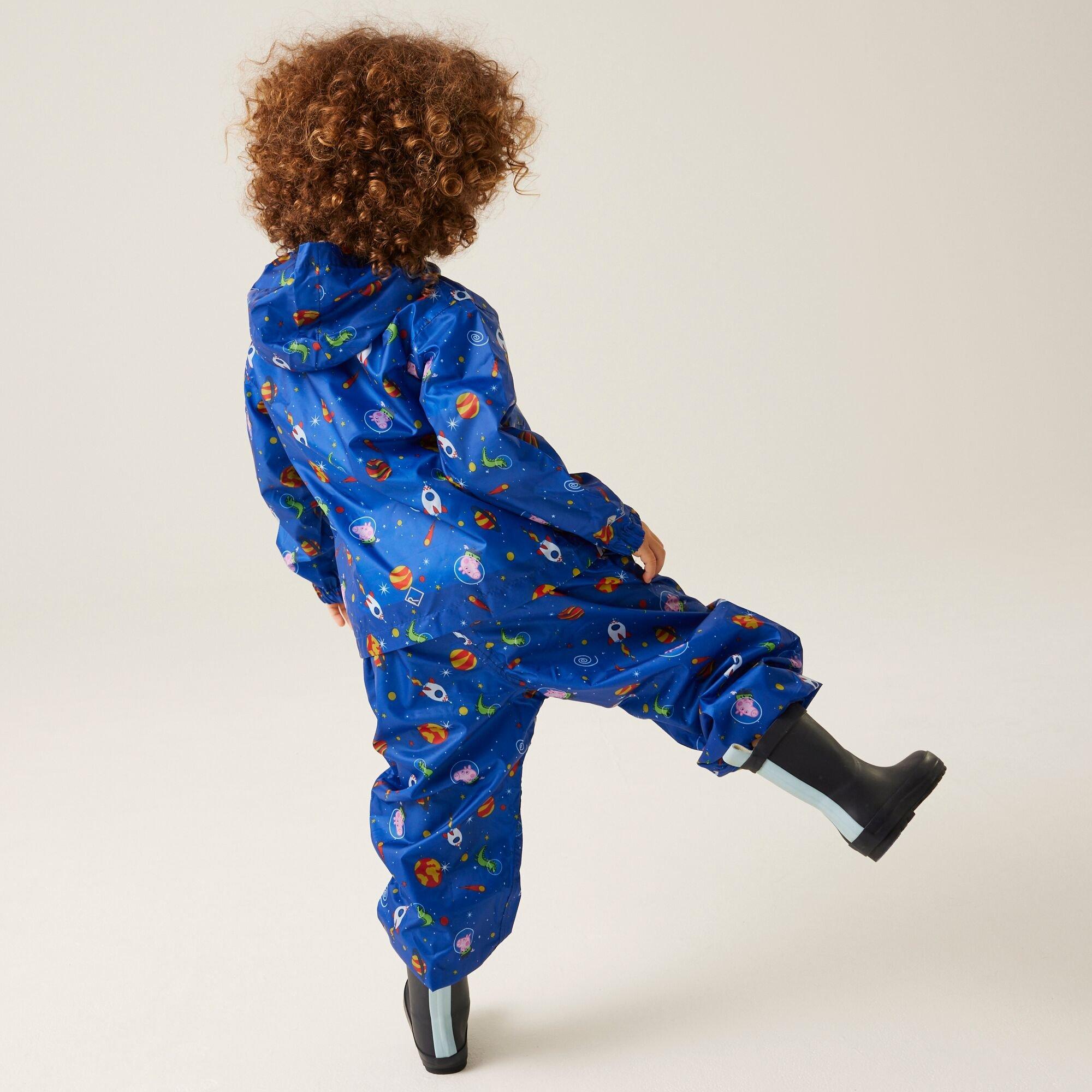 Surf Spray - Regatta - Unisex Kids Peppa Pack It Waterproof Packable Jacket - 2