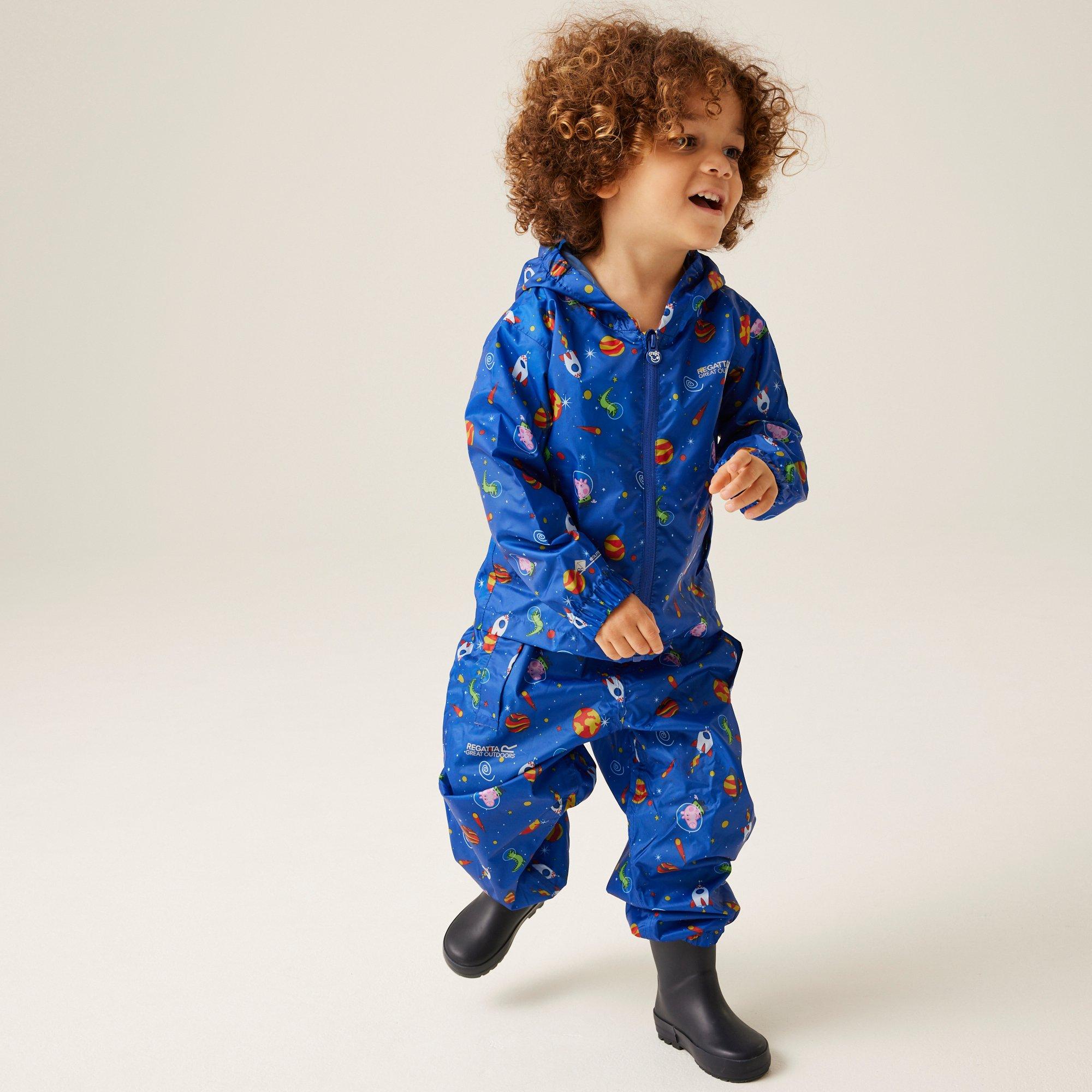 Surf Spray - Regatta - Unisex Kids Peppa Pack It Waterproof Packable Jacket - 3