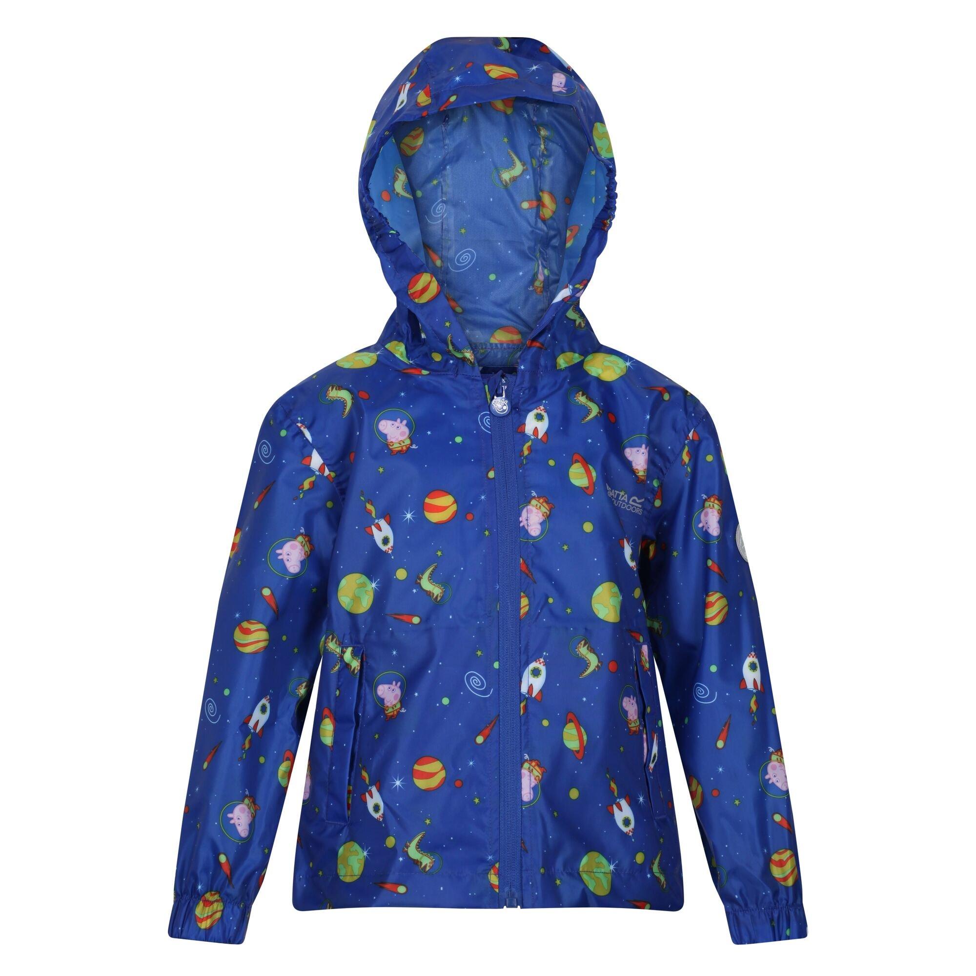 Surf Spray - Regatta - Unisex Kids Peppa Pack It Waterproof Packable Jacket - 6