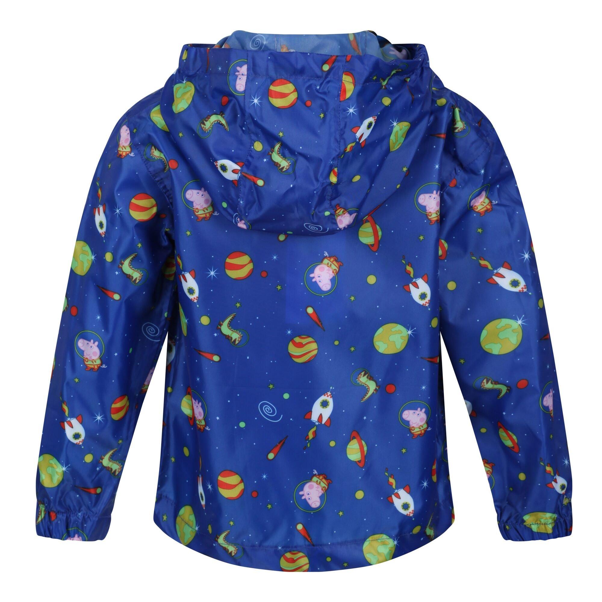 Surf Spray - Regatta - Unisex Kids Peppa Pack It Waterproof Packable Jacket - 7