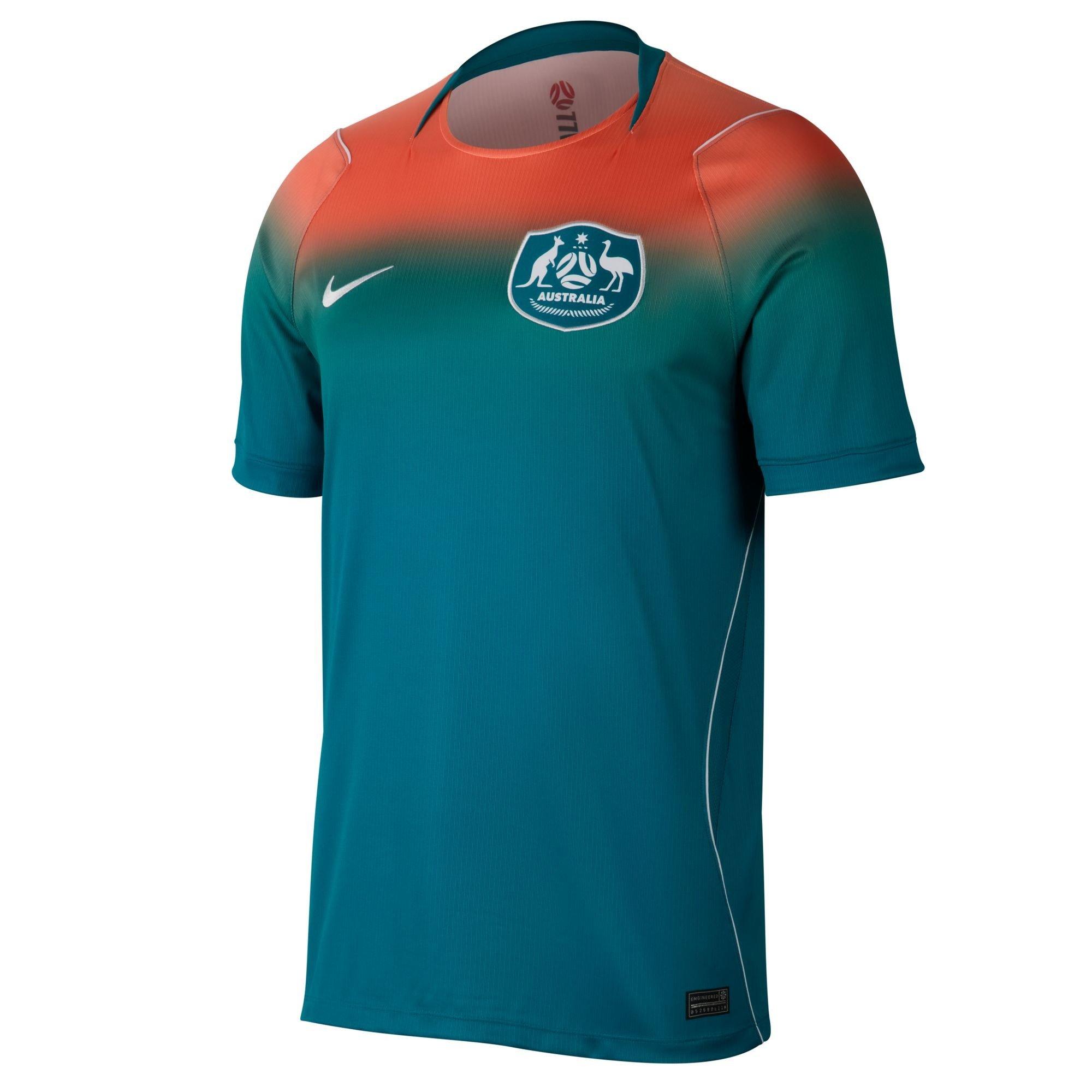 Green/Orange - Grün/Orange - Nike - Men's Australia FIFA World Cup 2026™ Football Shirt - 1