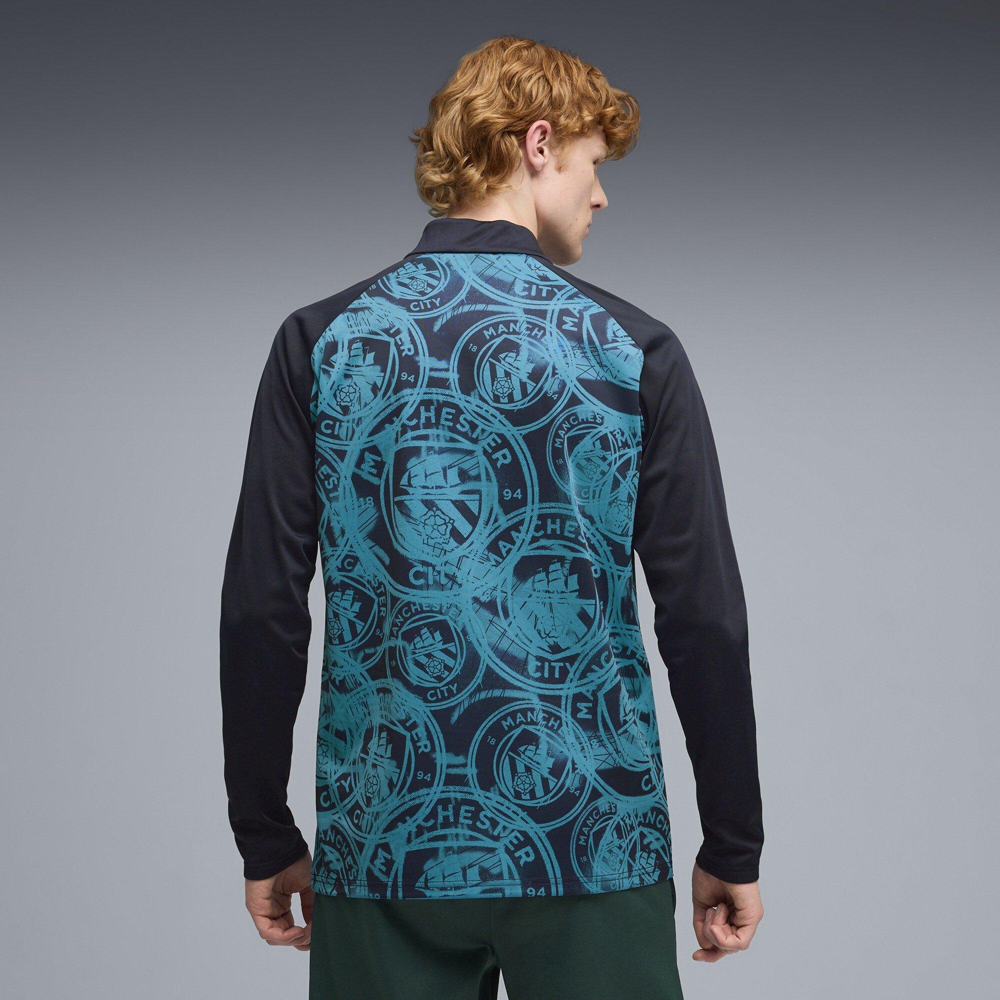 Mornarsko plava/plava - Puma - MCFC PM Drl Top Sn62 - 4