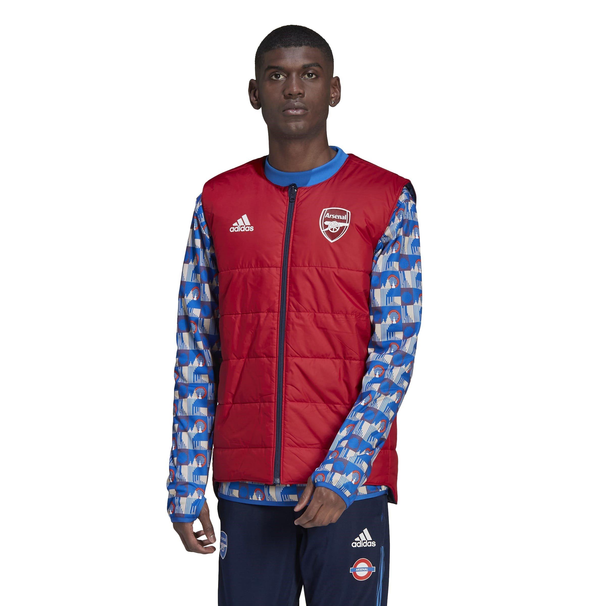Marine/maroon - adidas - Arsenal X TFL Vest Mens - 5