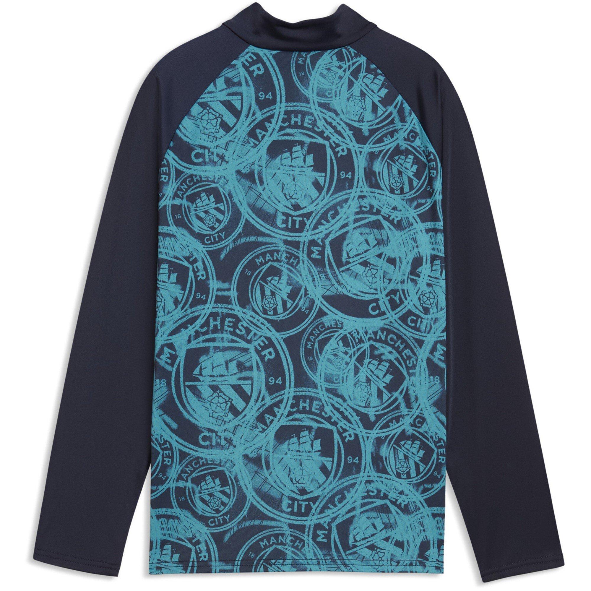 Navy/Blue - Puma - Puma MCFC PM Drl Top Jn62 - 2