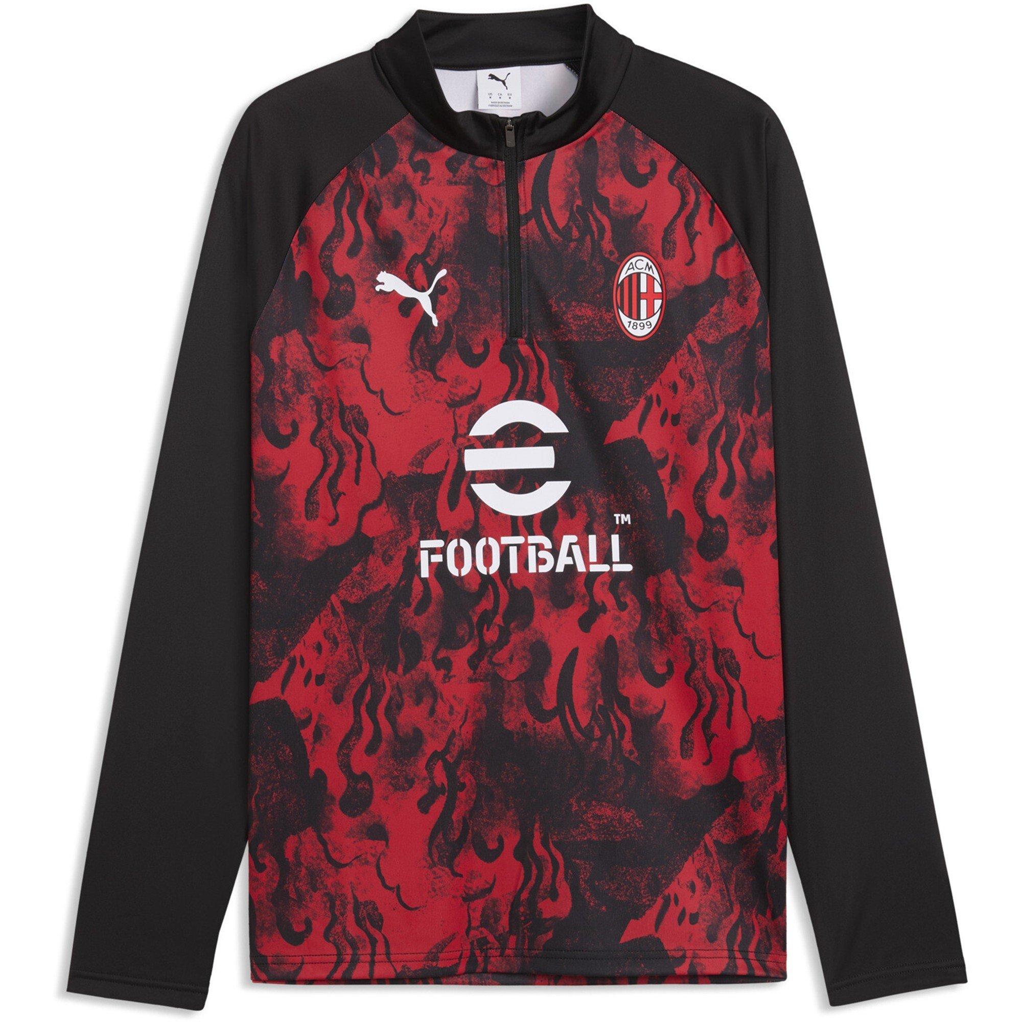 Puma Men's Ac Milan Licensed Drill Top 2025 2026 - Red/Black - M
