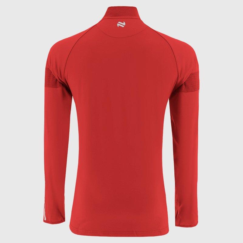 Red/White - ONeills - Louth GAA Tour Senior Half Zip Top - 2