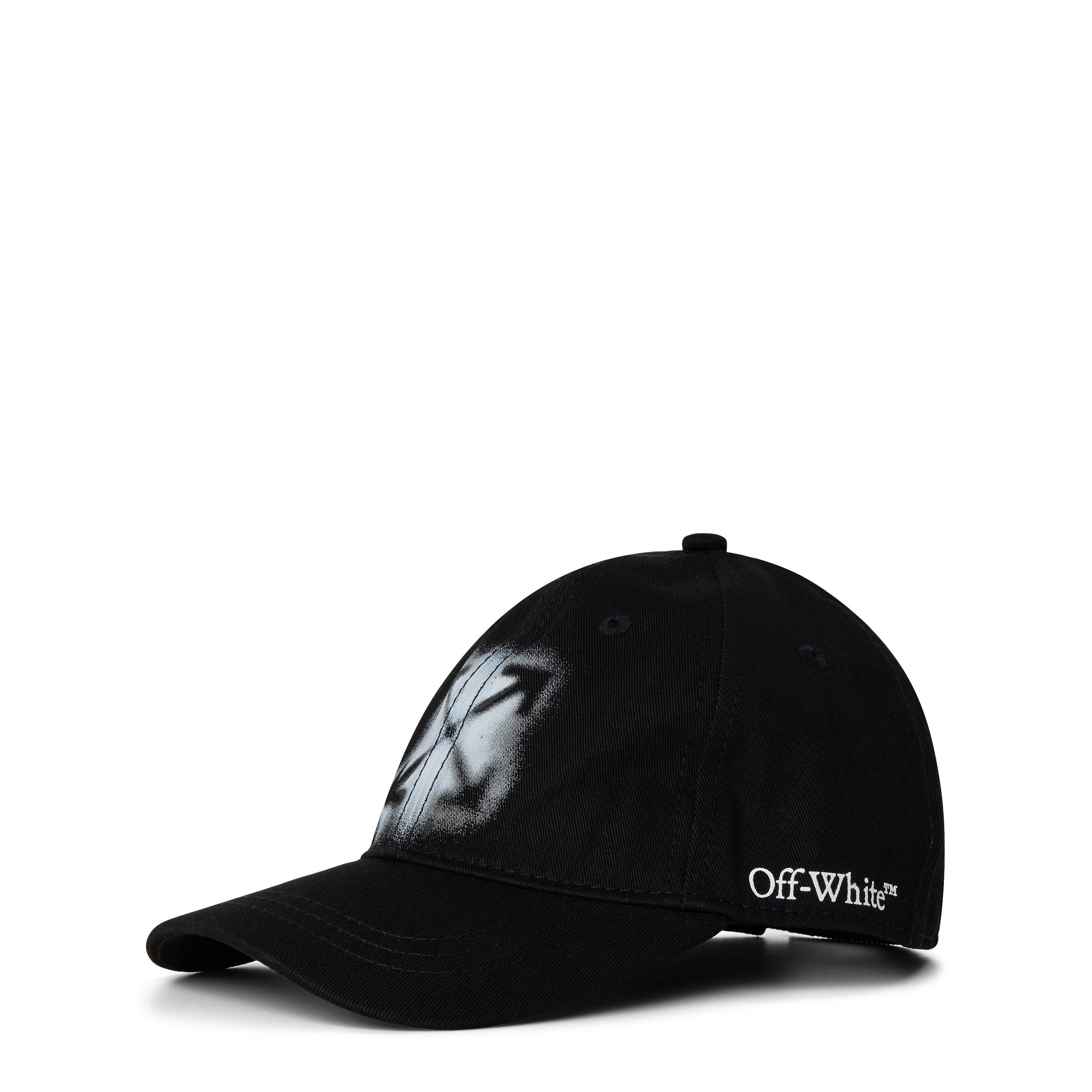 Off White Unisex Kids Logo Cap, Logo Design