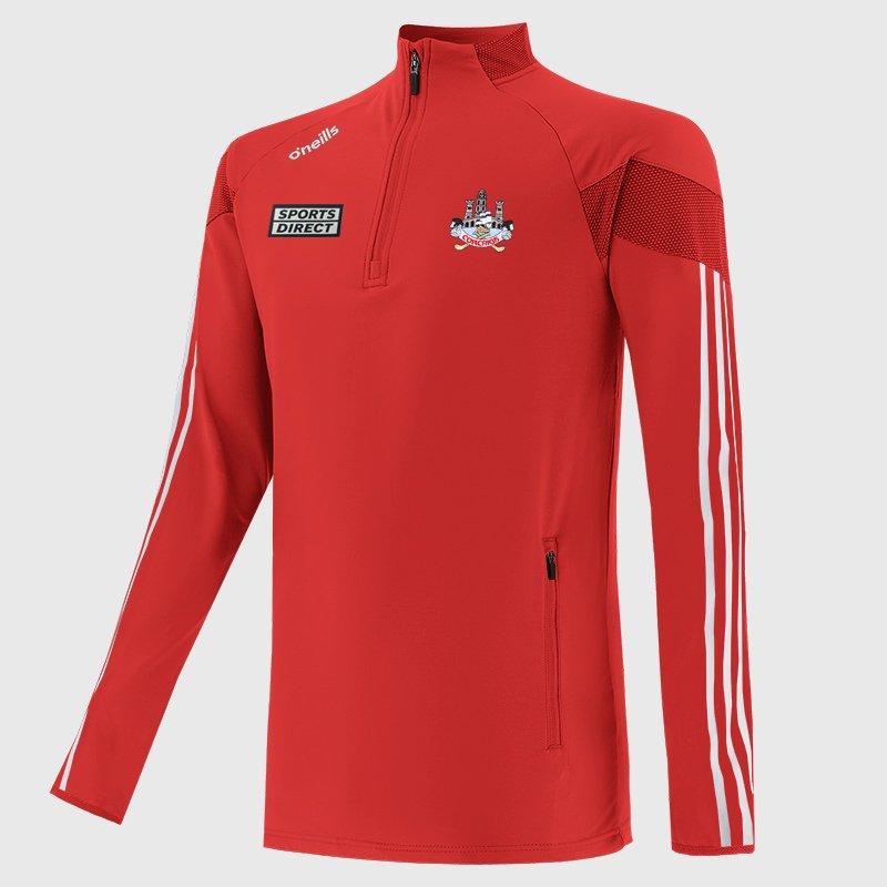 Red/White - ONeills - Cork Tour Half Zip Top Senior - 1