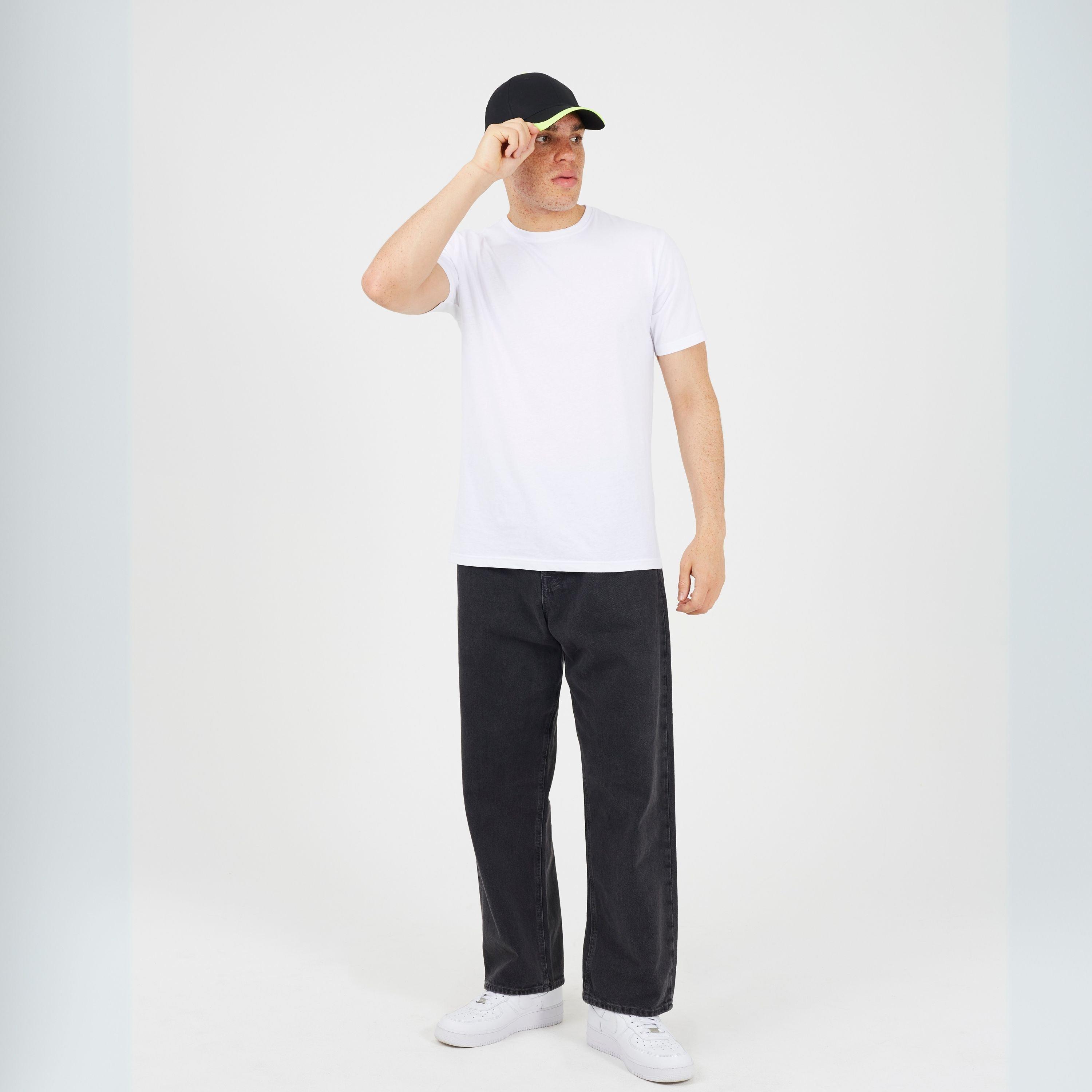 Black - Brave Soul - Cap with Contrast Stripe Detail - 5