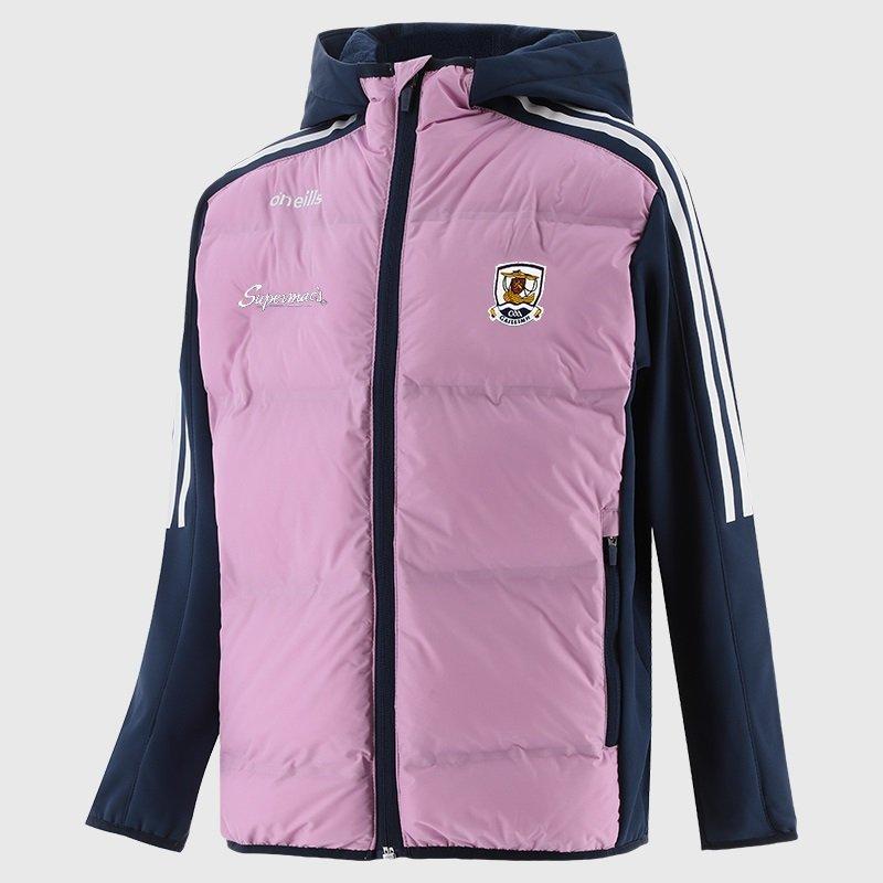 PNK/MNE/WHI - ONeills - Kids' Hydra Galway Padded Hooded Performance Training Jacket - 1