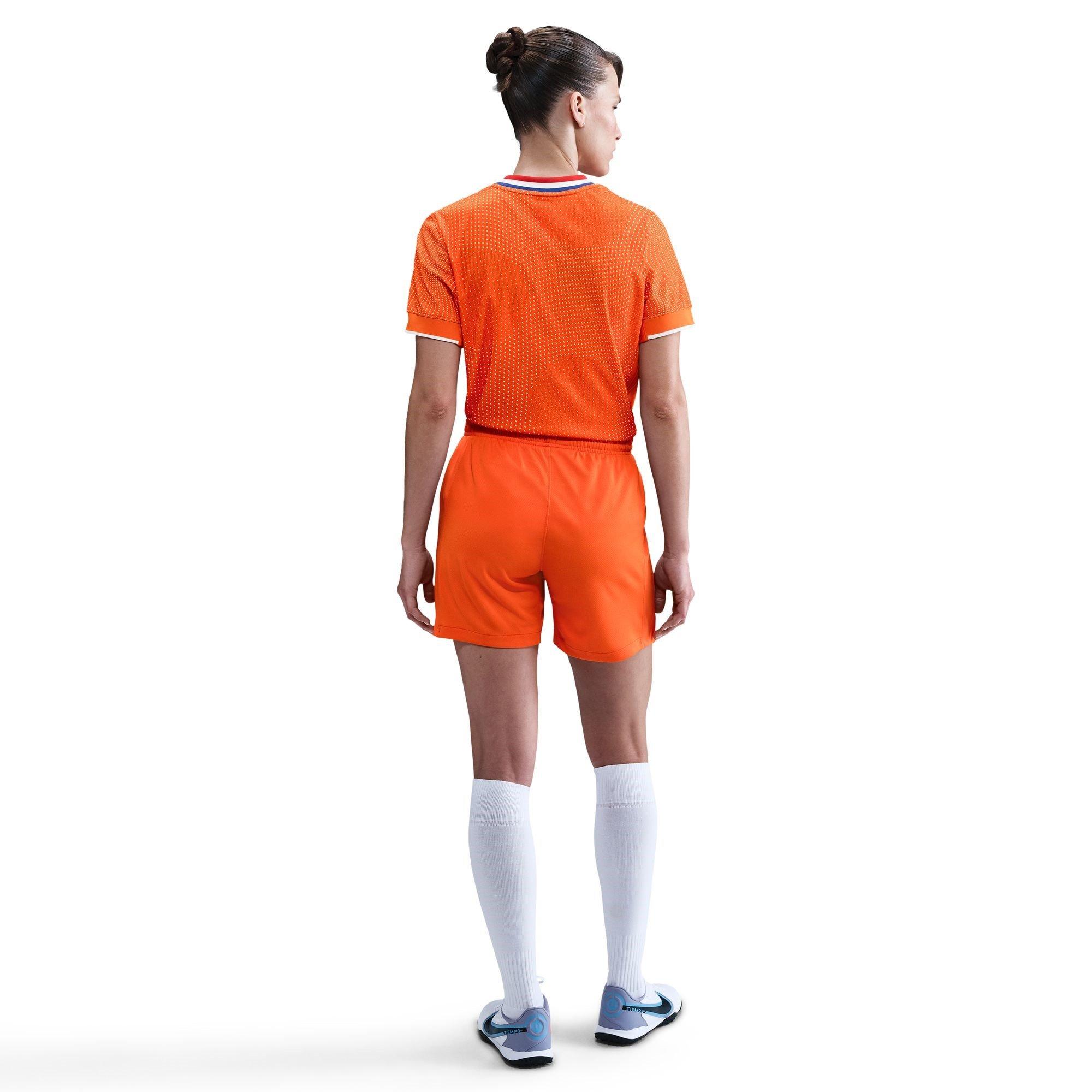 Orange/White - Nike - Netherlands Home Shorts 2025 Womens - 4
