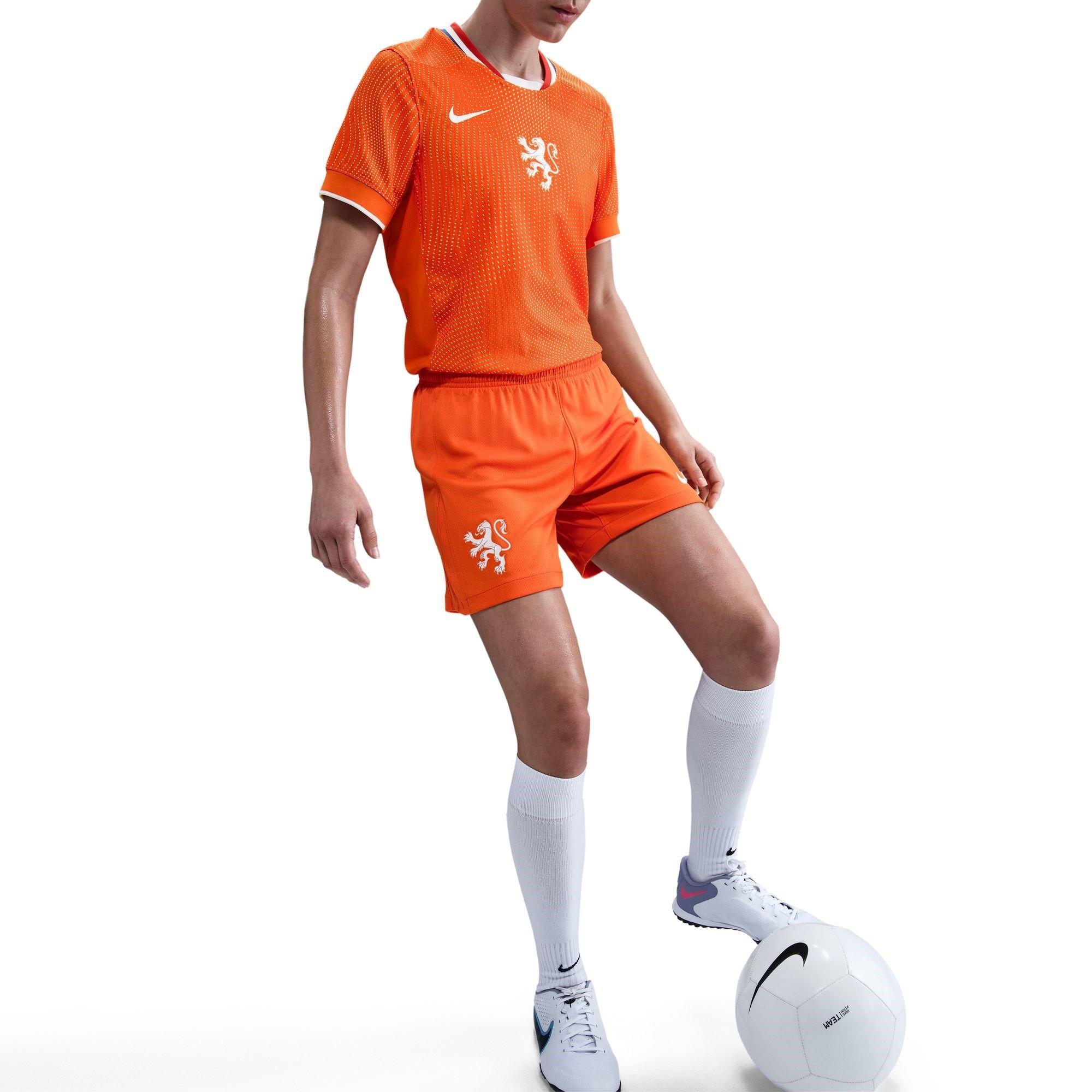 Orange/White - Nike - Netherlands Home Shorts 2025 Womens - 5