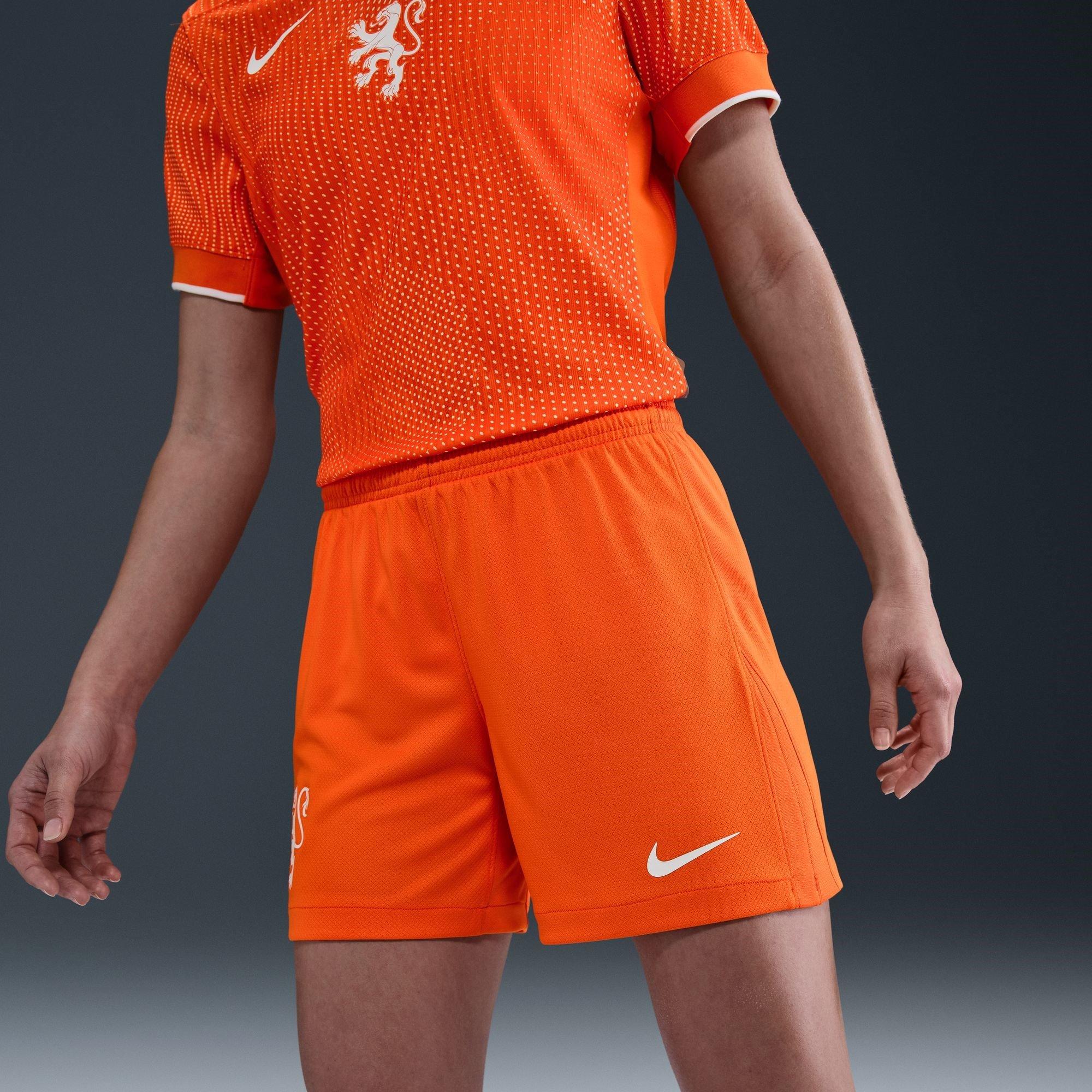 Orange/White - Nike - Netherlands Home Shorts 2025 Womens - 6