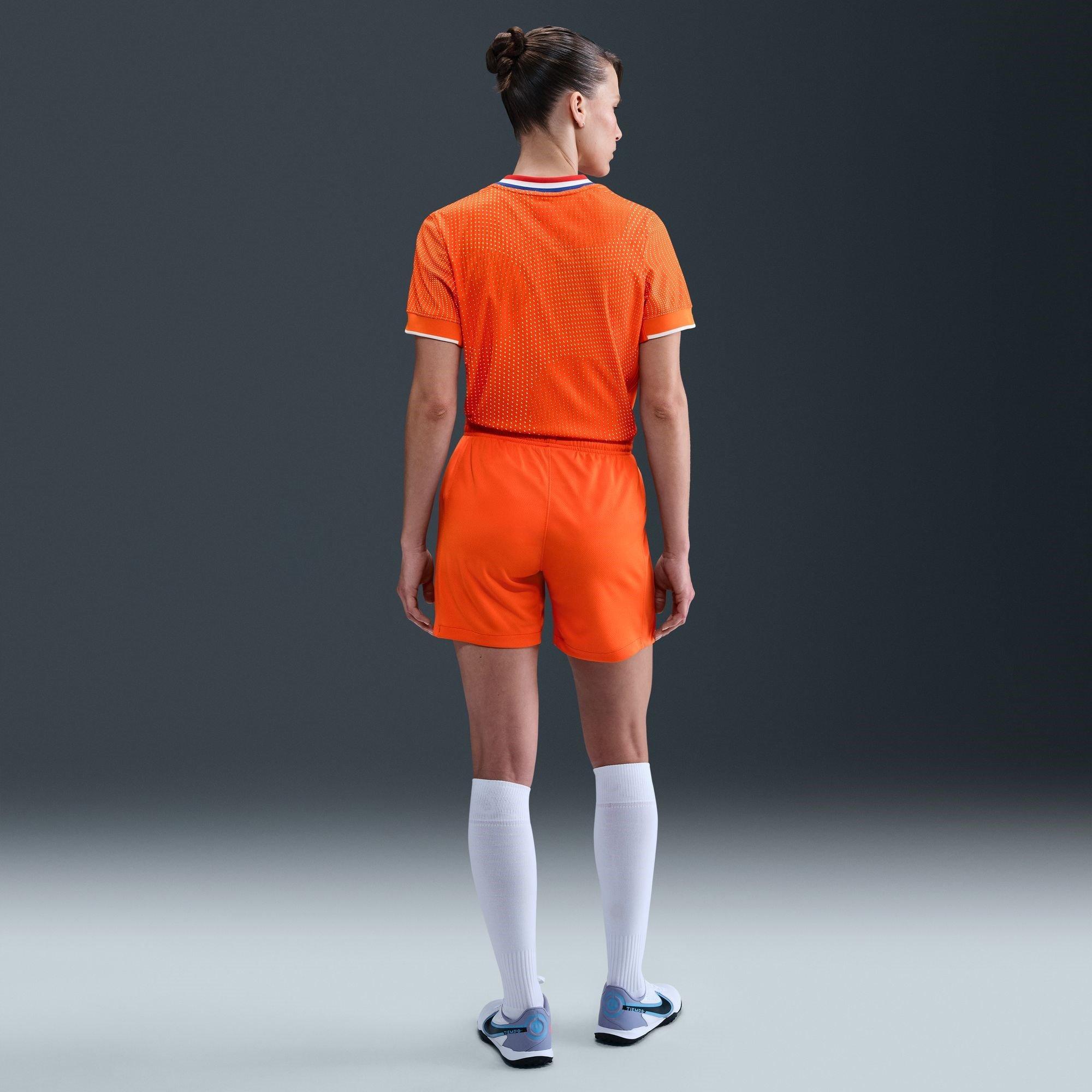 Orange/White - Nike - Netherlands Home Shorts 2025 Womens - 8