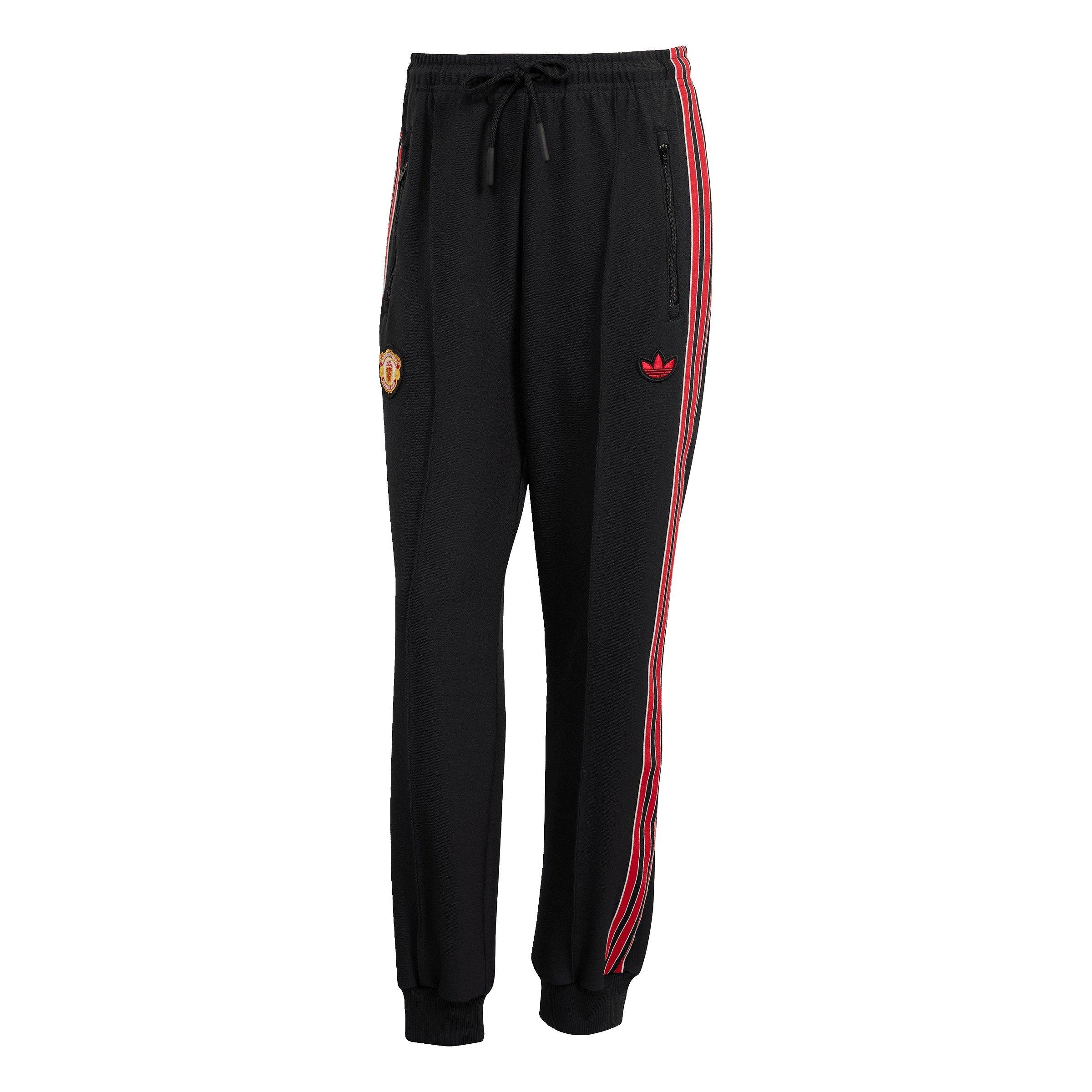 Adidas Women's Manchester United Icon Licensed Tracksuit Bottoms - Black - 8 (XS)