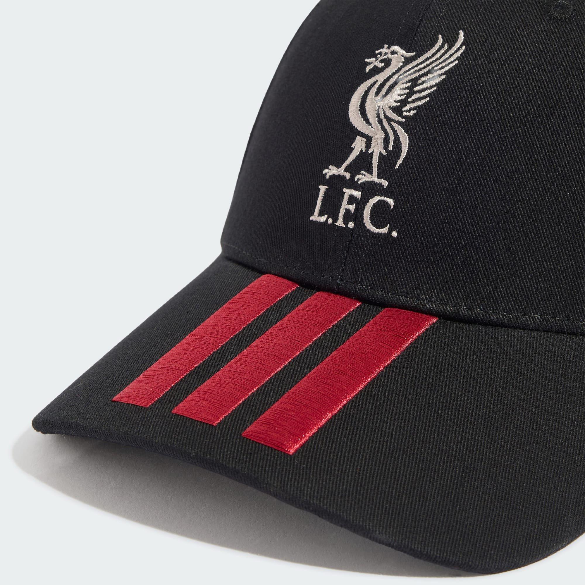 Blk/Maroon/Grey - adidas - Adults Liverpool Baseball Cap - 3