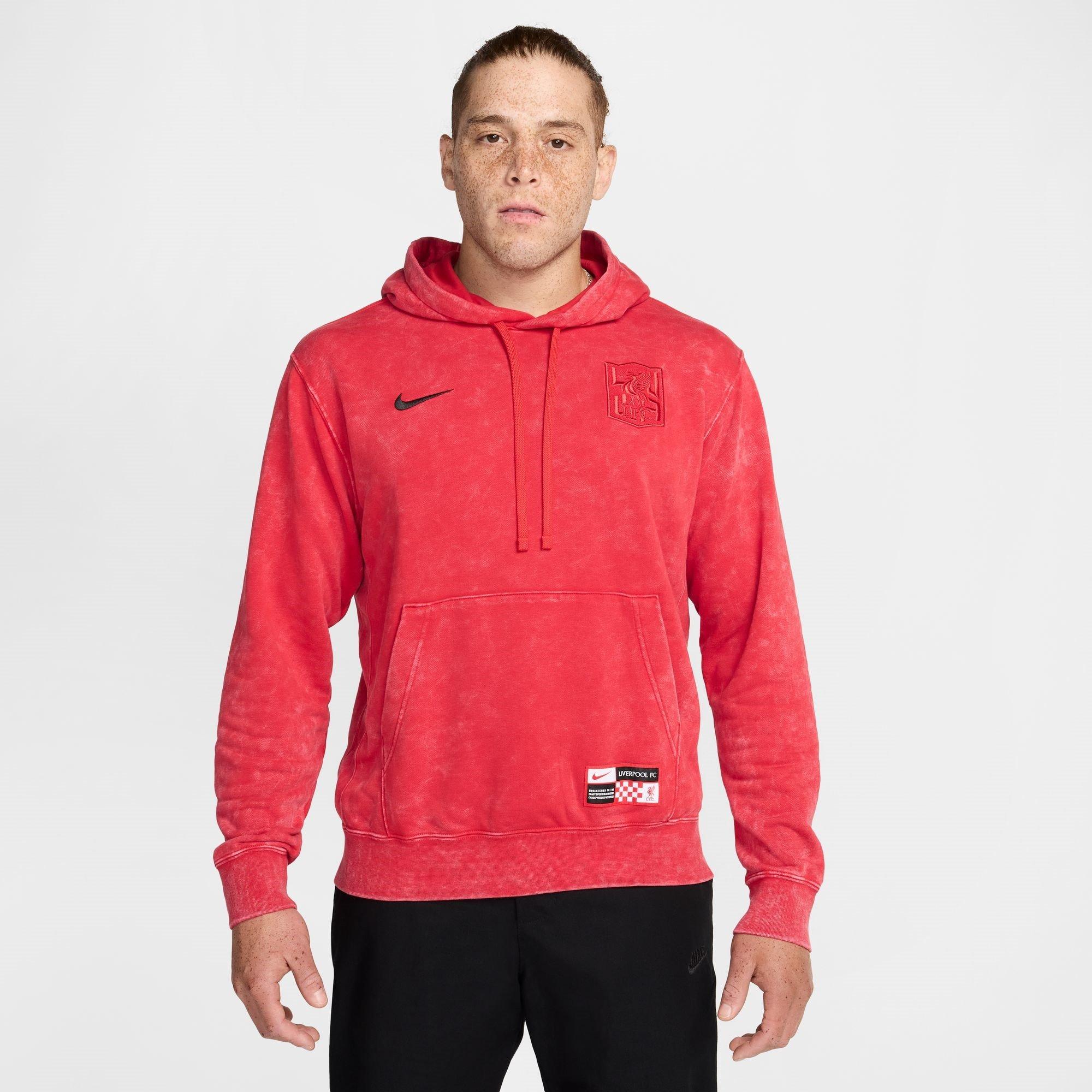 ROSSO UNIVERSITARIO/ - Nike - Liverpool Third Fleece Hoodie Adults - 1