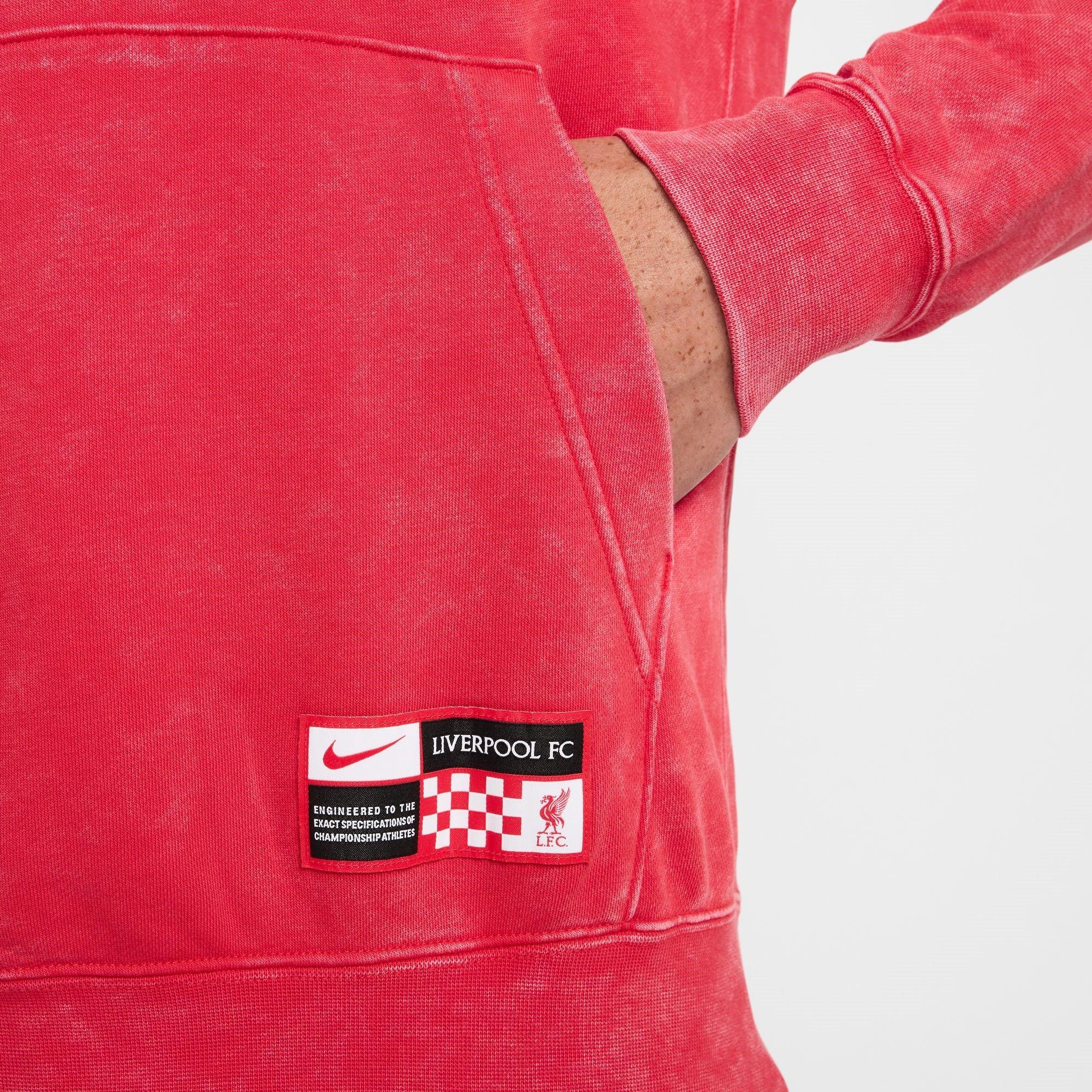 ROSSO UNIVERSITARIO/ - Nike - Liverpool Third Fleece Hoodie Adults - 6
