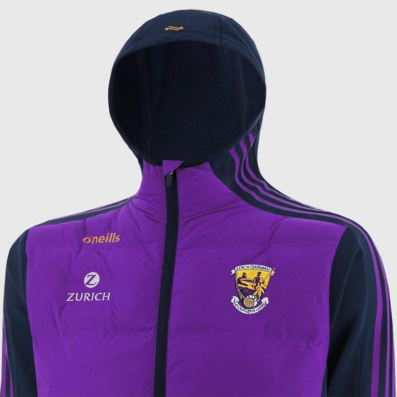 PUR/MNE/AMB - ONeills - Hydra Wexford Padded Hooded Windproof Performance Training Jacket - 2