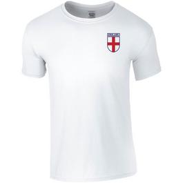 Team Team England Crest T Shirt Mens