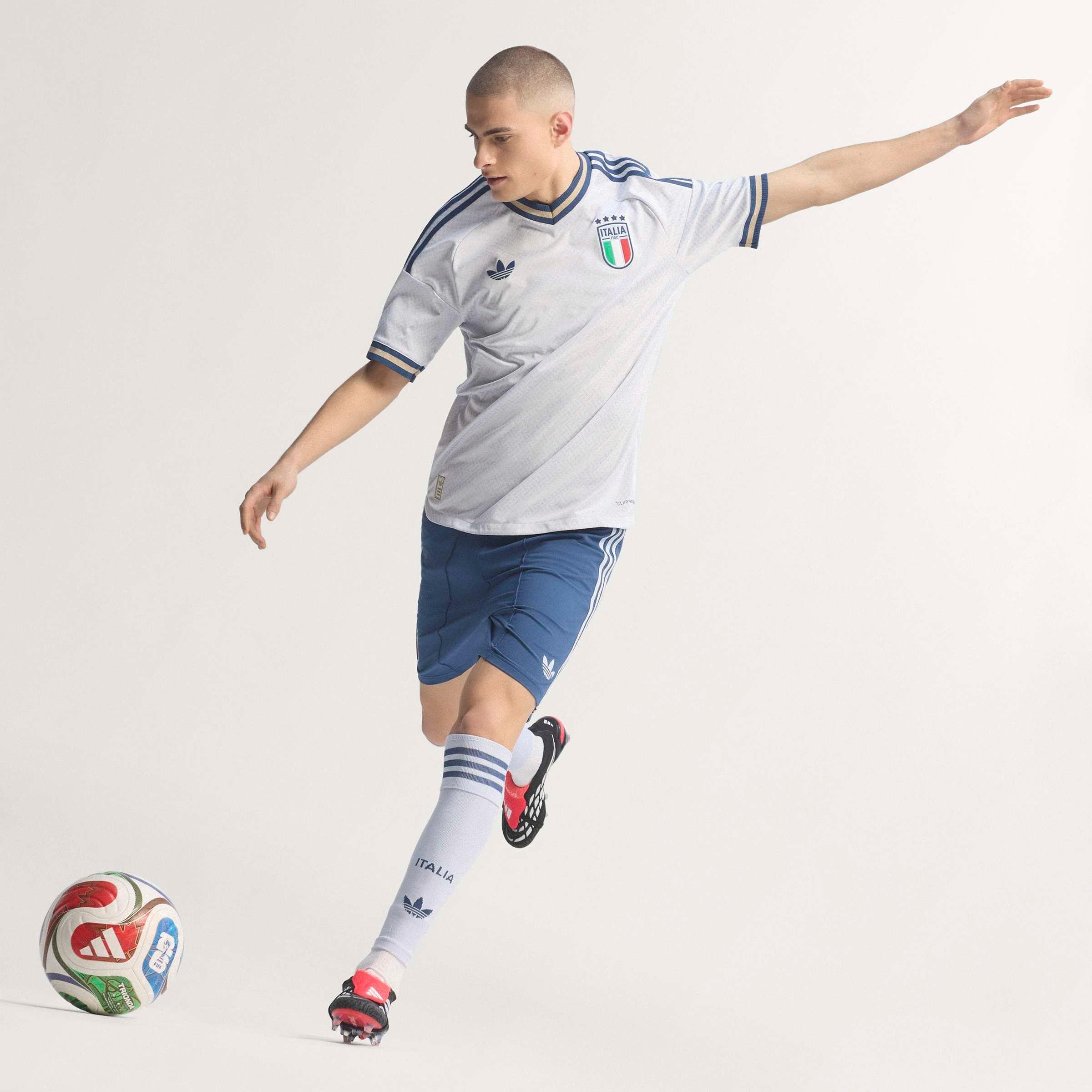 Blå/Hvid - adidas - Italy Authentic Away Shirt World Cup ™ 2026 Adults - 9