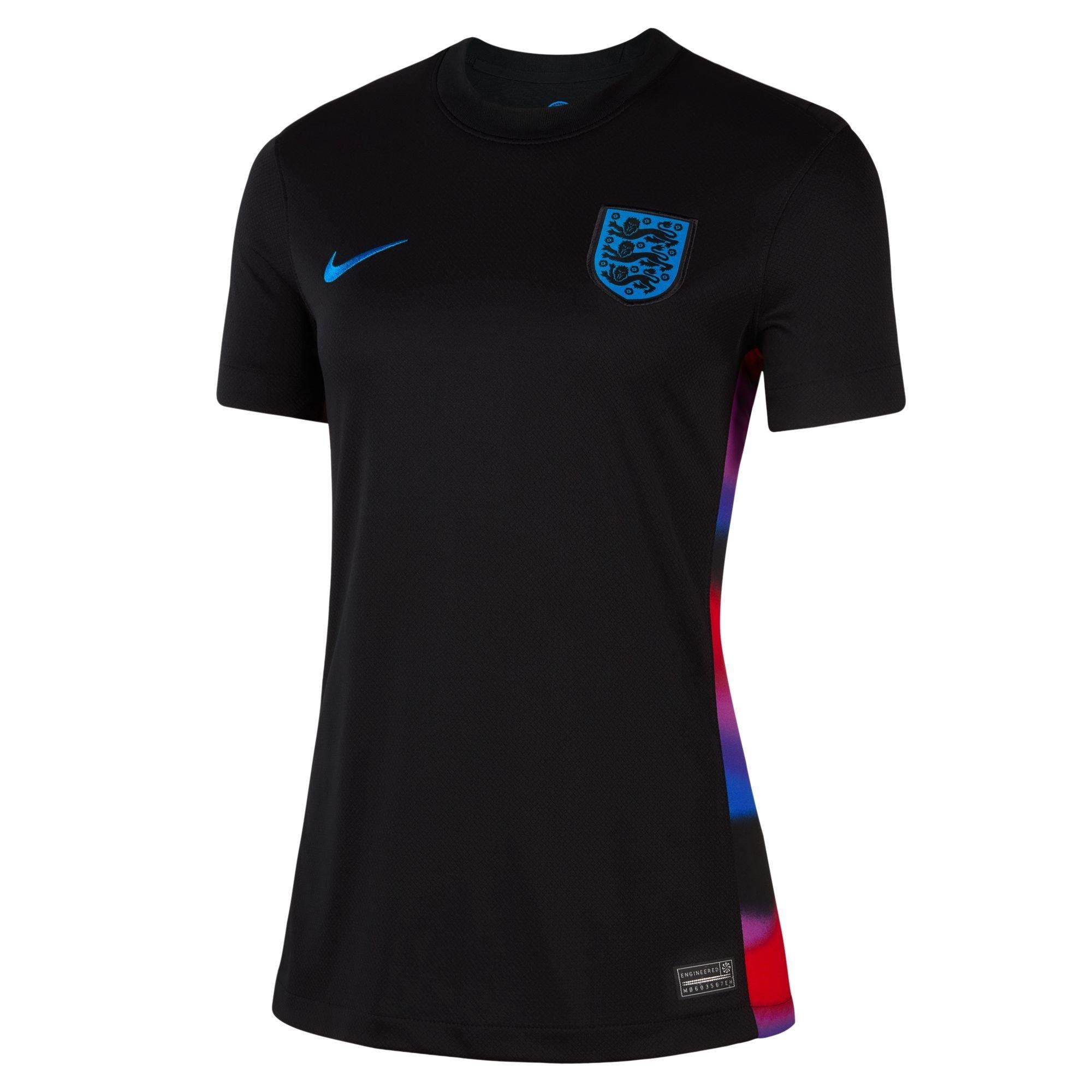 Nike Women's England Away Shirt 2025 - Black/Blue - 12 (M)