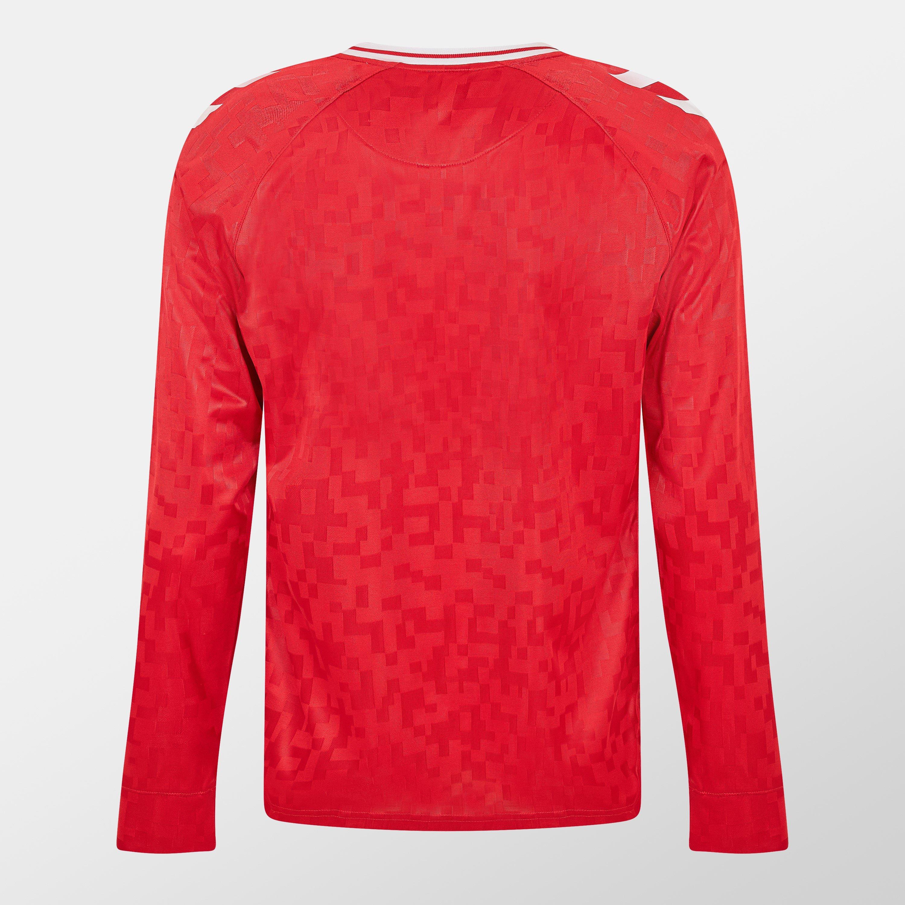 Rood - Hummel - Denmark Home Long-Sleeve Football Shirt - 2