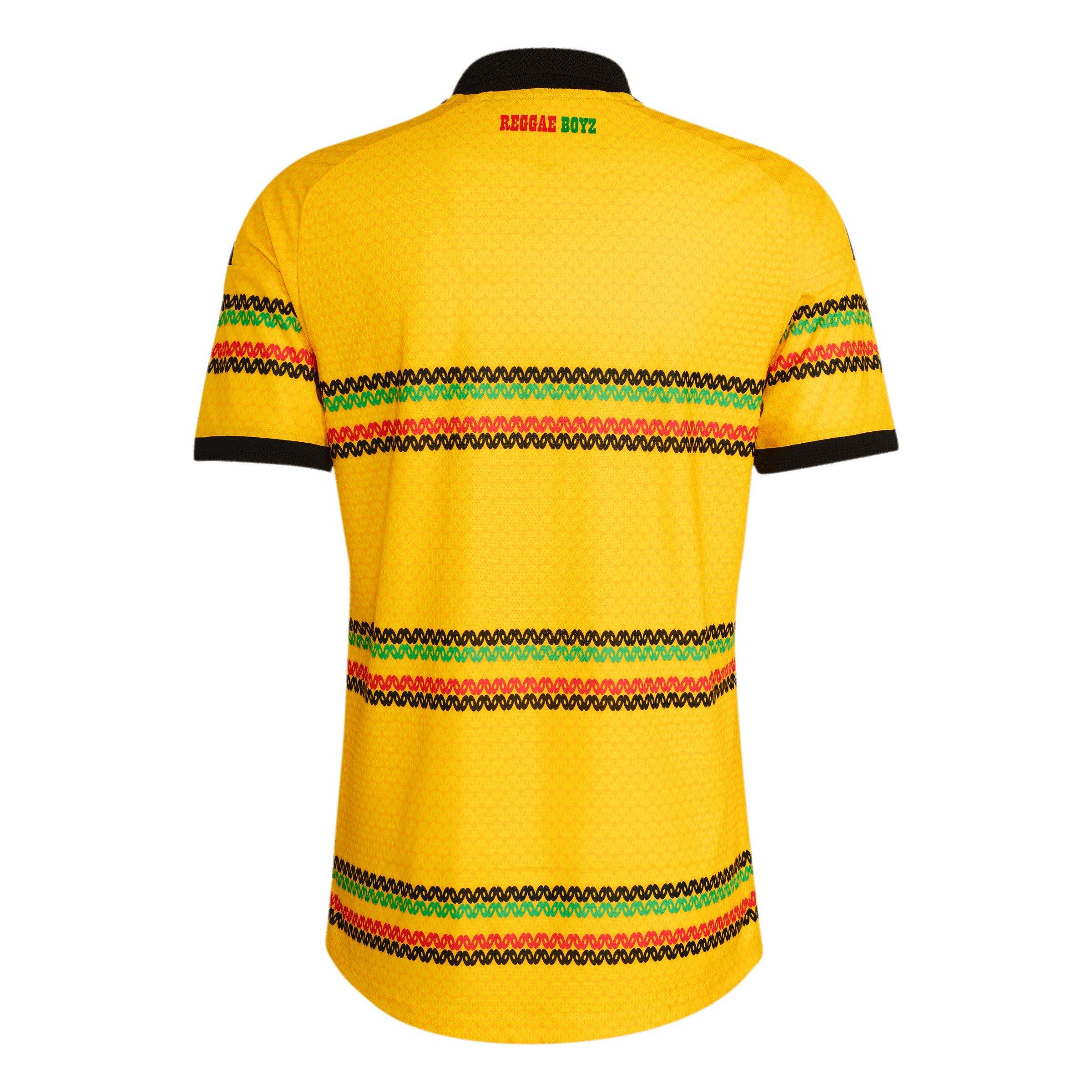 Gold/Green - adidas - Mens Jamaica Authentic Home Shirt 2026 - 2