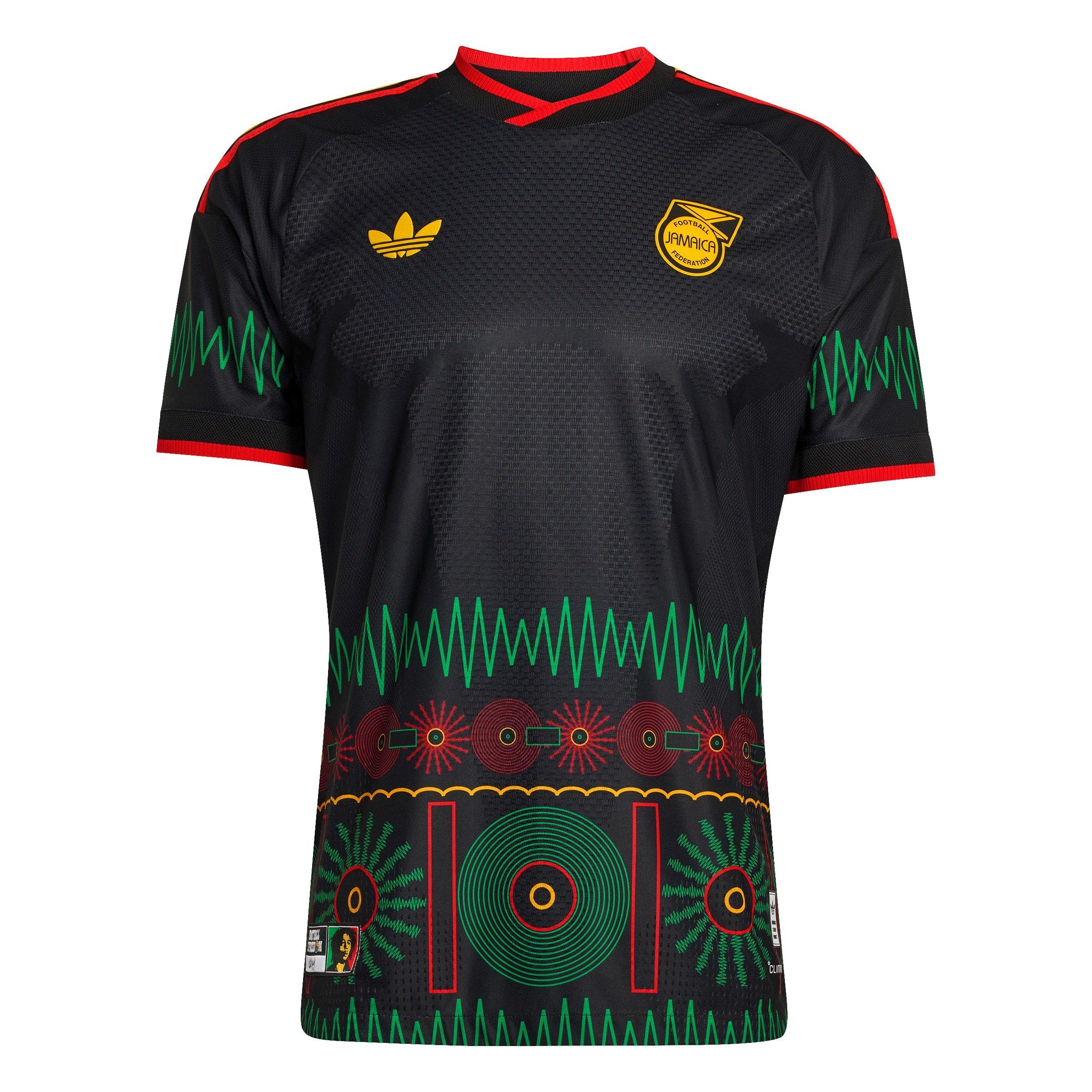 Black/Yellow - adidas - Mens Jamaica Authentic Away Shirt 2026 - 1