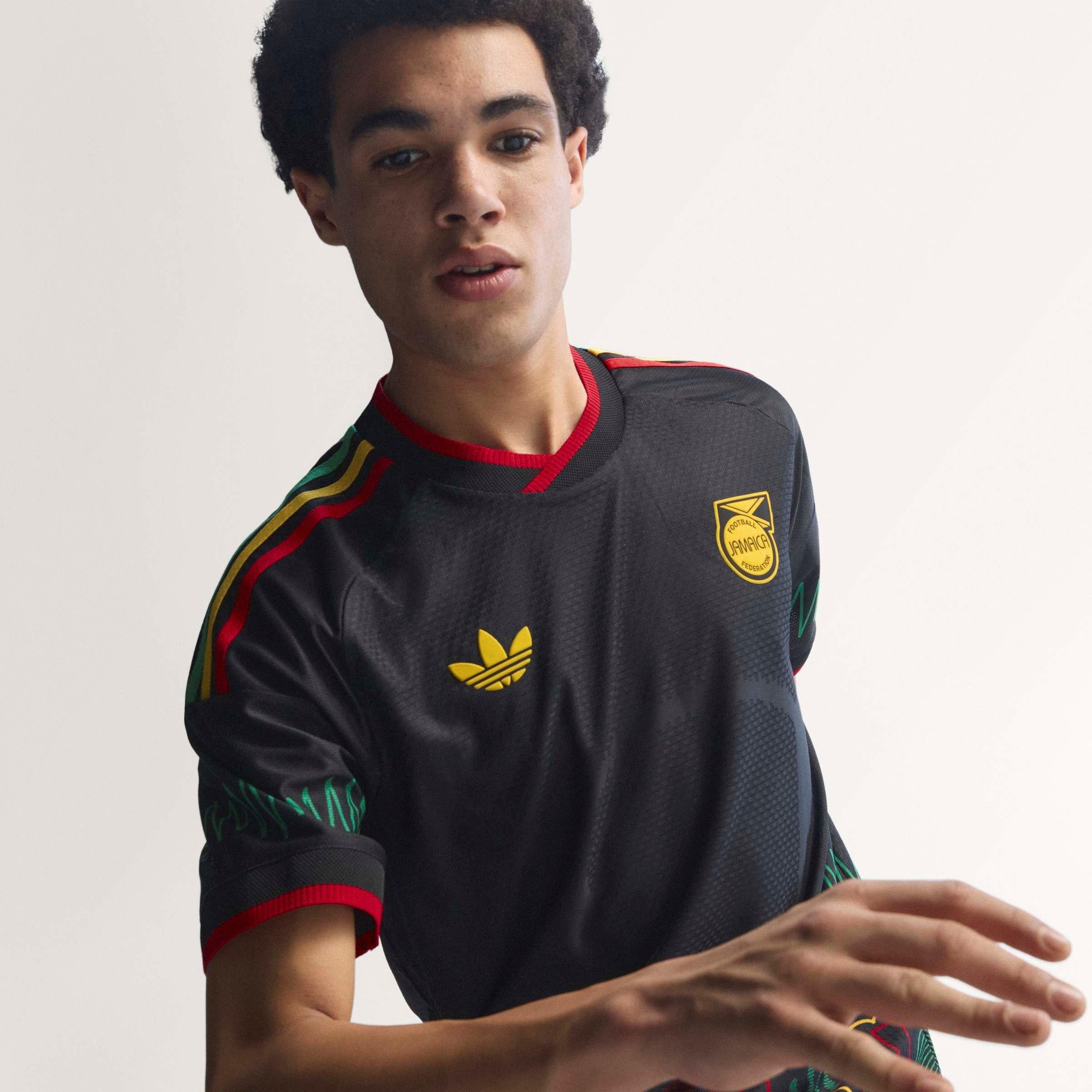 Schwarz/Gelb - adidas - Mens Jamaica Authentic Away Shirt 2026 - 14