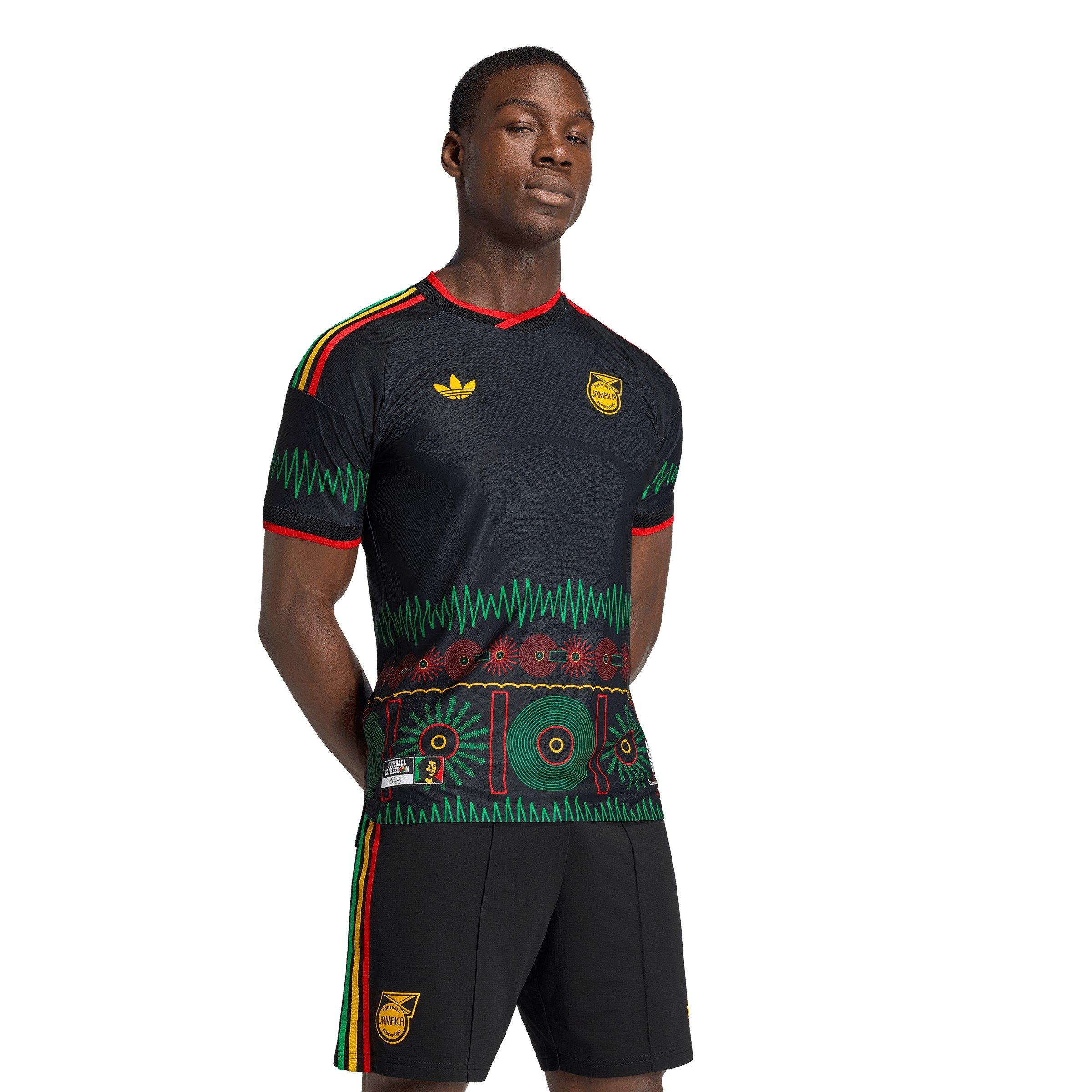Schwarz/Gelb - adidas - Mens Jamaica Authentic Away Shirt 2026 - 3