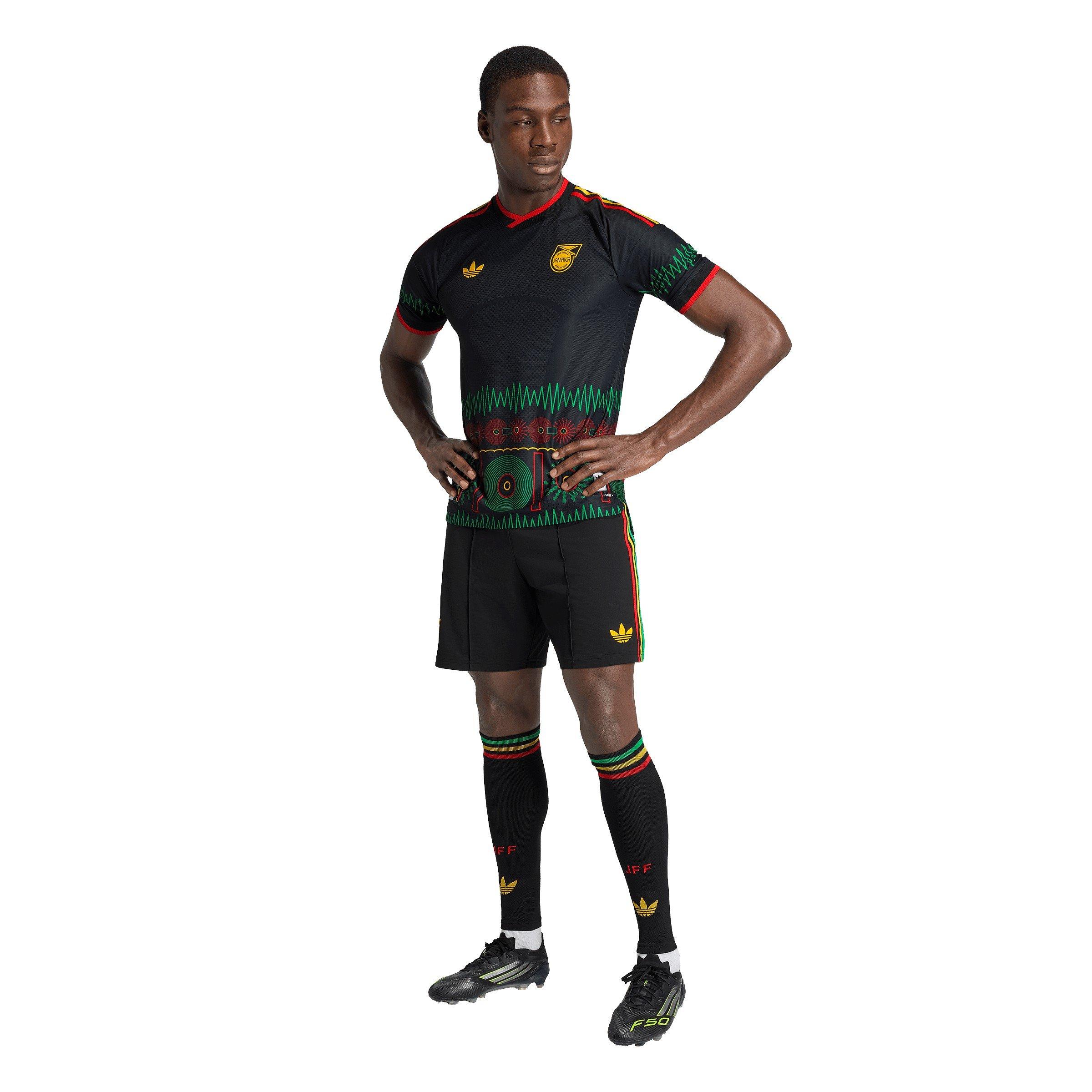 Schwarz/Gelb - adidas - Mens Jamaica Authentic Away Shirt 2026 - 7