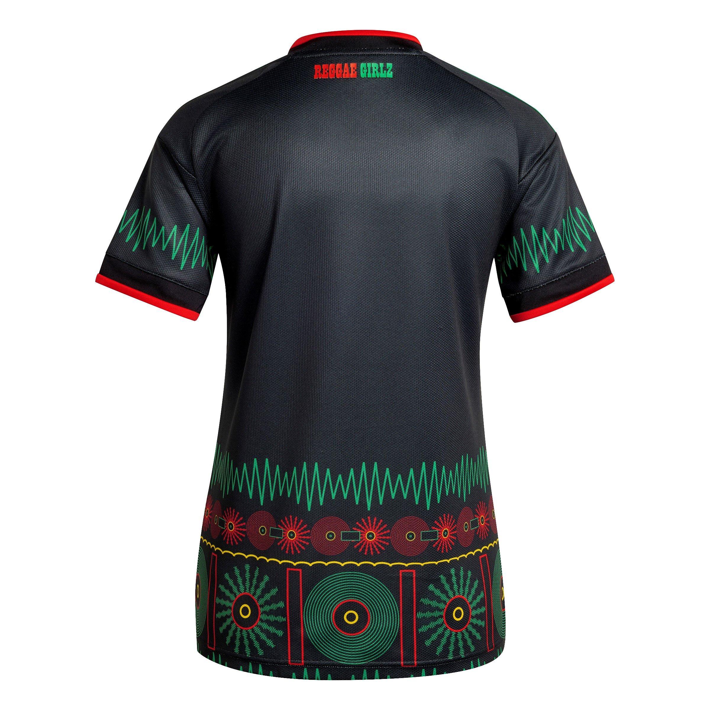 Preto/Amarelo - adidas - Womens Jamaica Away Shirt 2026 - 2