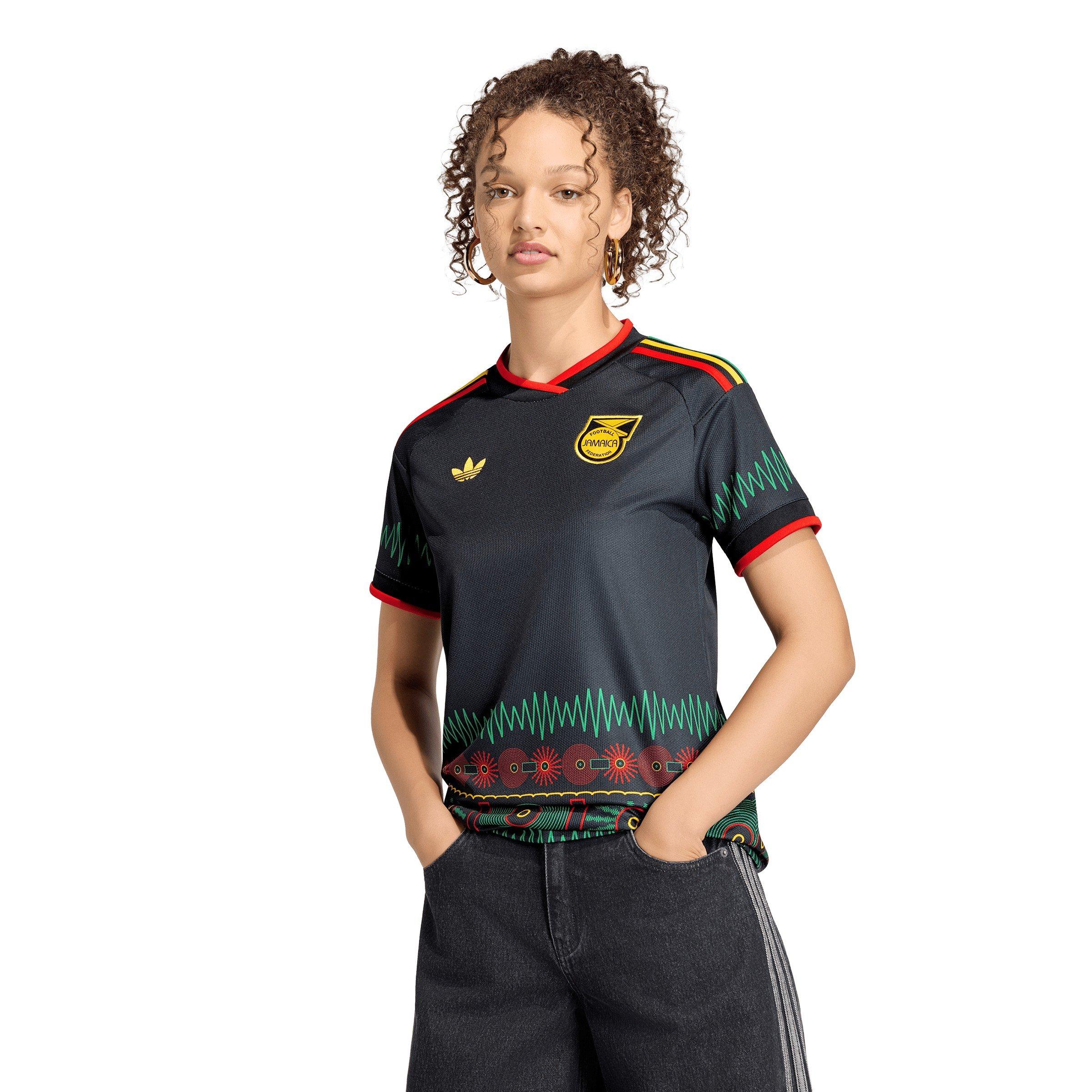 Preto/Amarelo - adidas - Womens Jamaica Away Shirt 2026 - 3