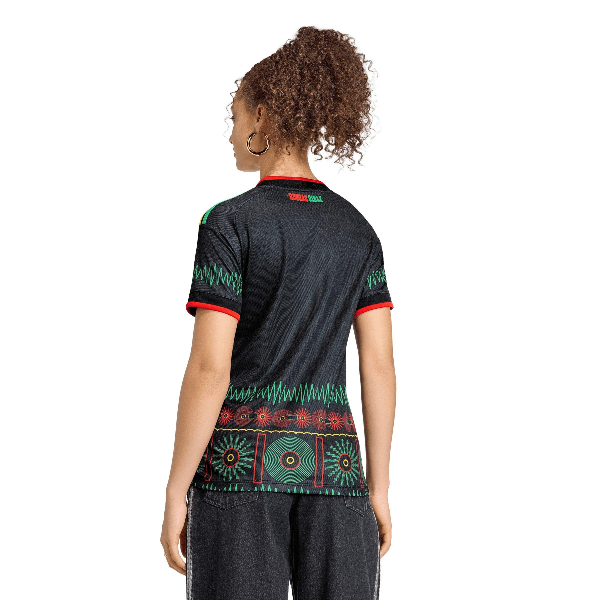Preto/Amarelo - adidas - Womens Jamaica Away Shirt 2026 - 4