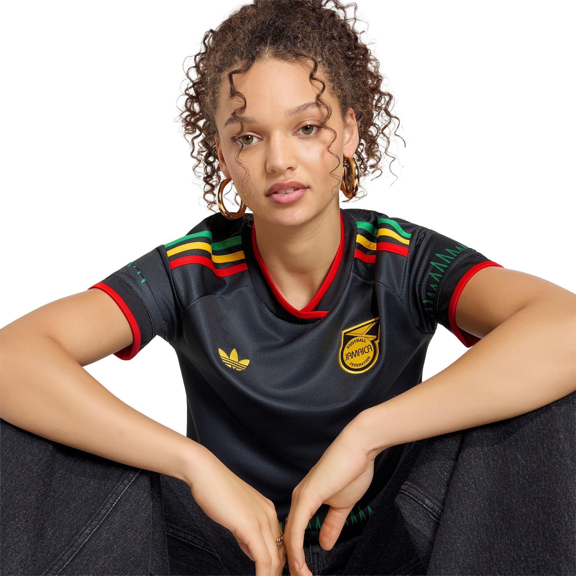 Preto/Amarelo - adidas - Womens Jamaica Away Shirt 2026 - 5