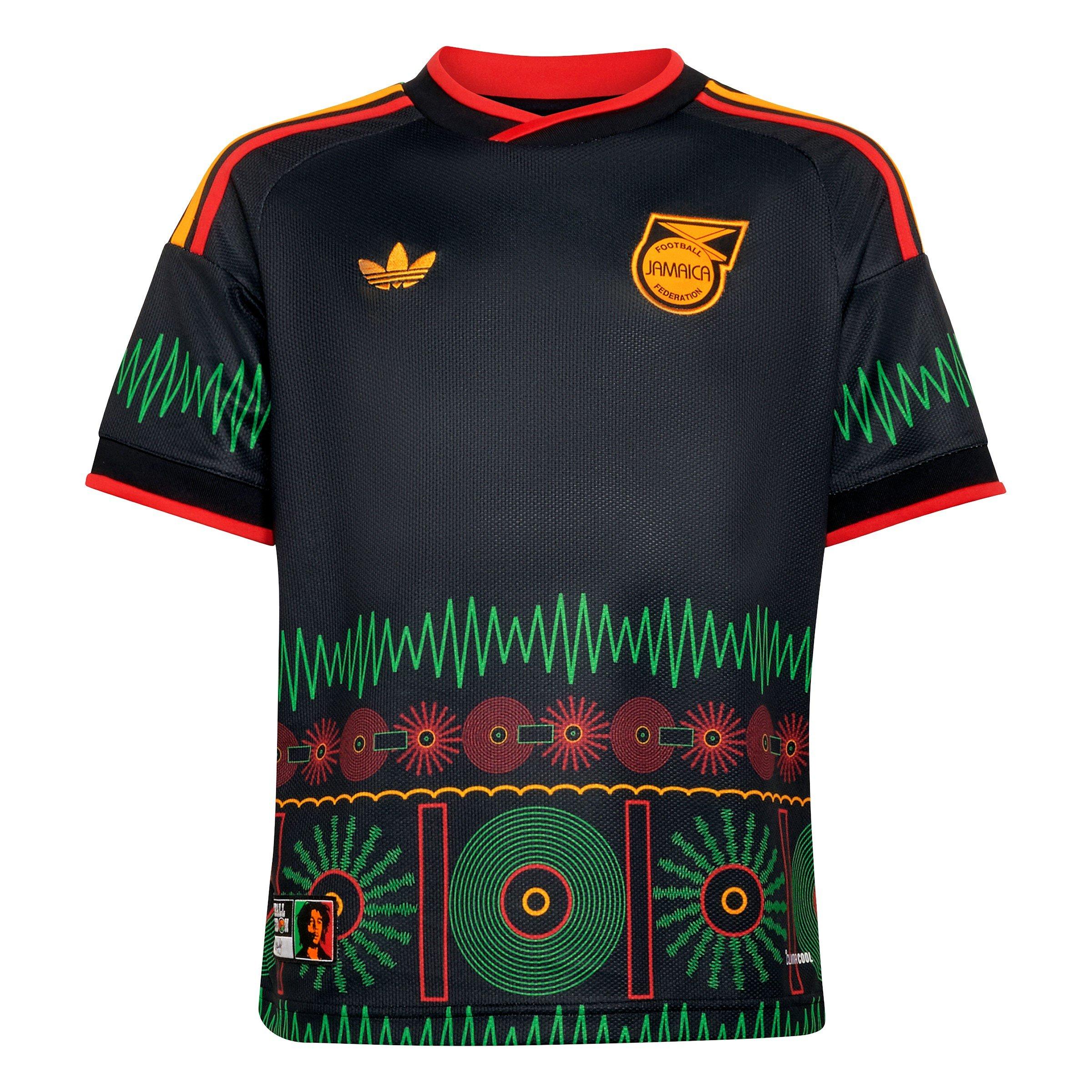 Black/Yellow - adidas - Kids Jamaica Away Shirt 2026 - 1