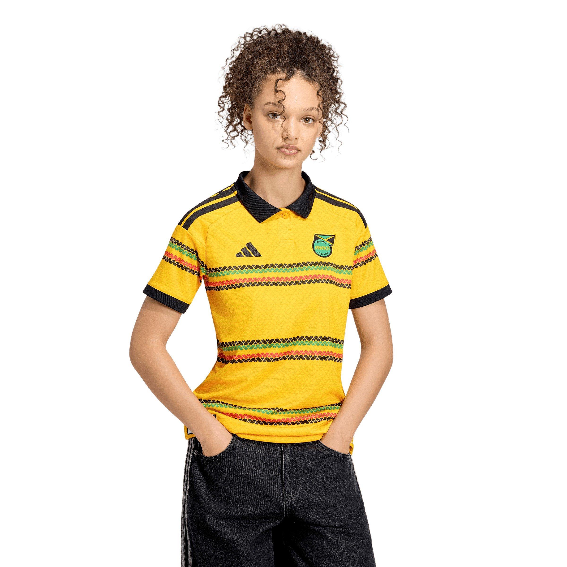 Gold/Green - adidas - Womens Jamaica Home Shirt 2026 - 3