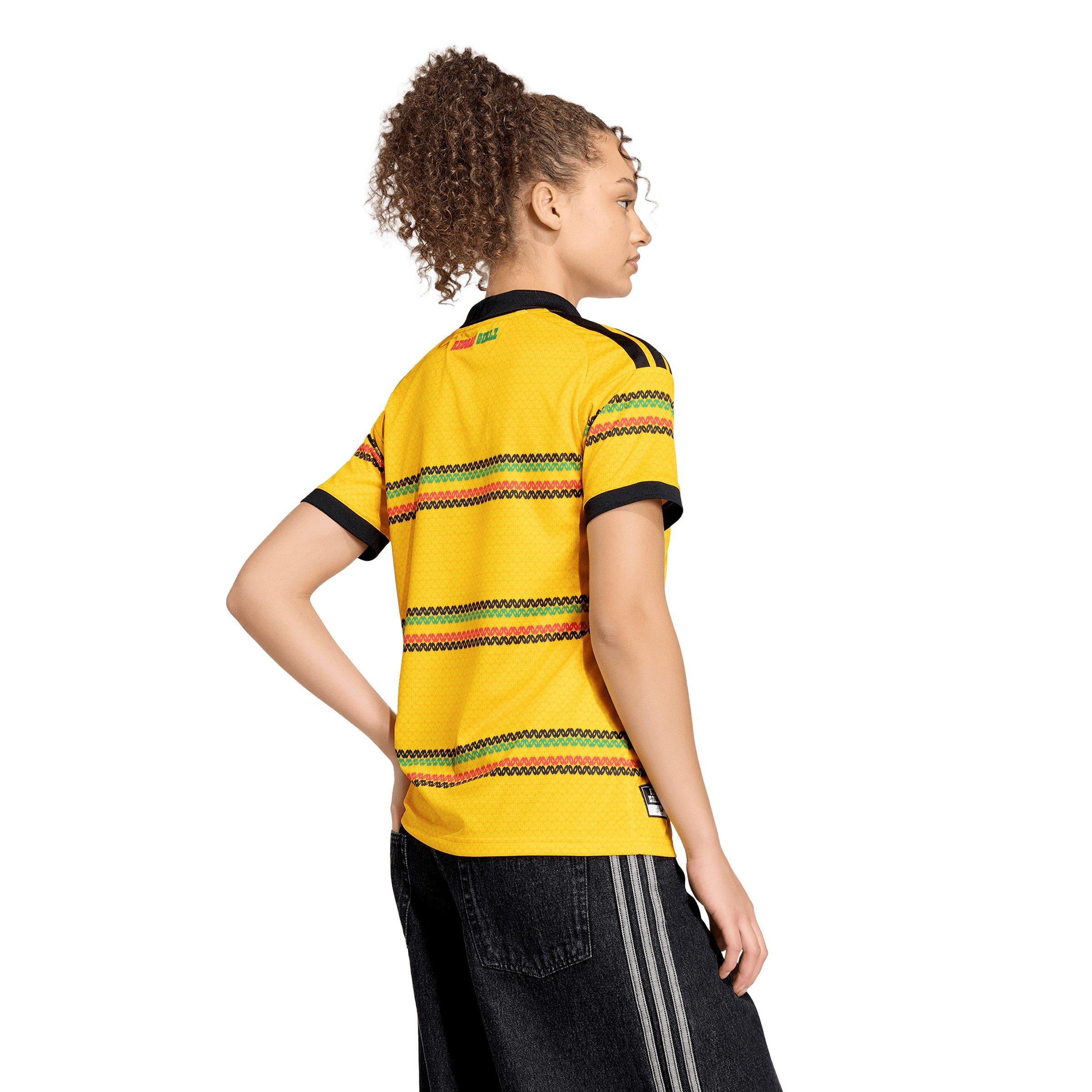 Gold/Green - adidas - Womens Jamaica Home Shirt 2026 - 4