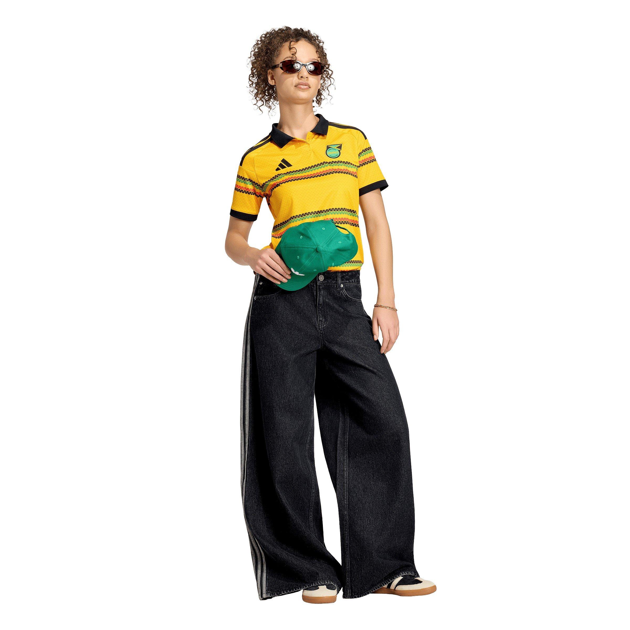 Gold/Green - adidas - Womens Jamaica Home Shirt 2026 - 7