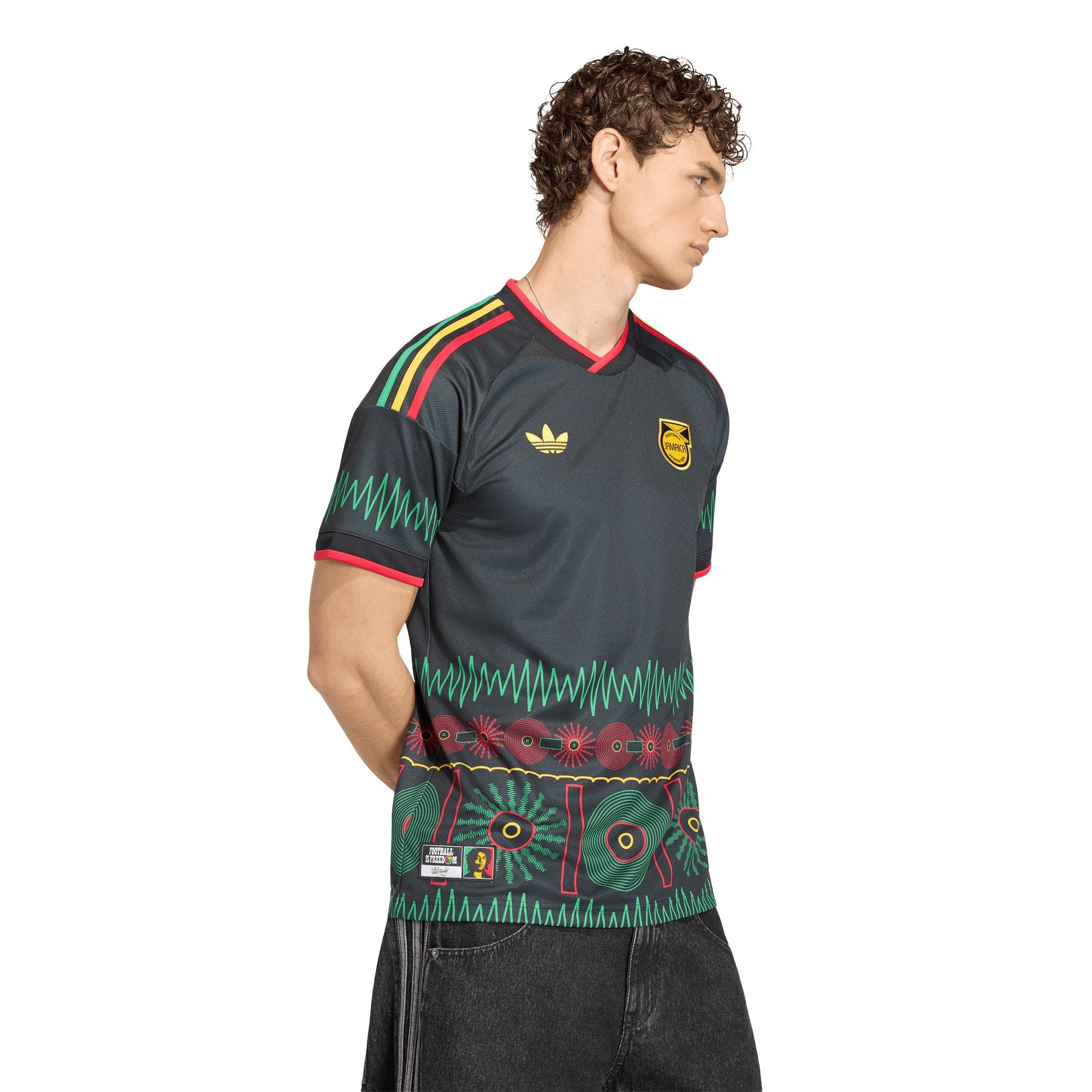 Black/Yellow - adidas - Mens Jamaica Away Shirt 2026 - 3