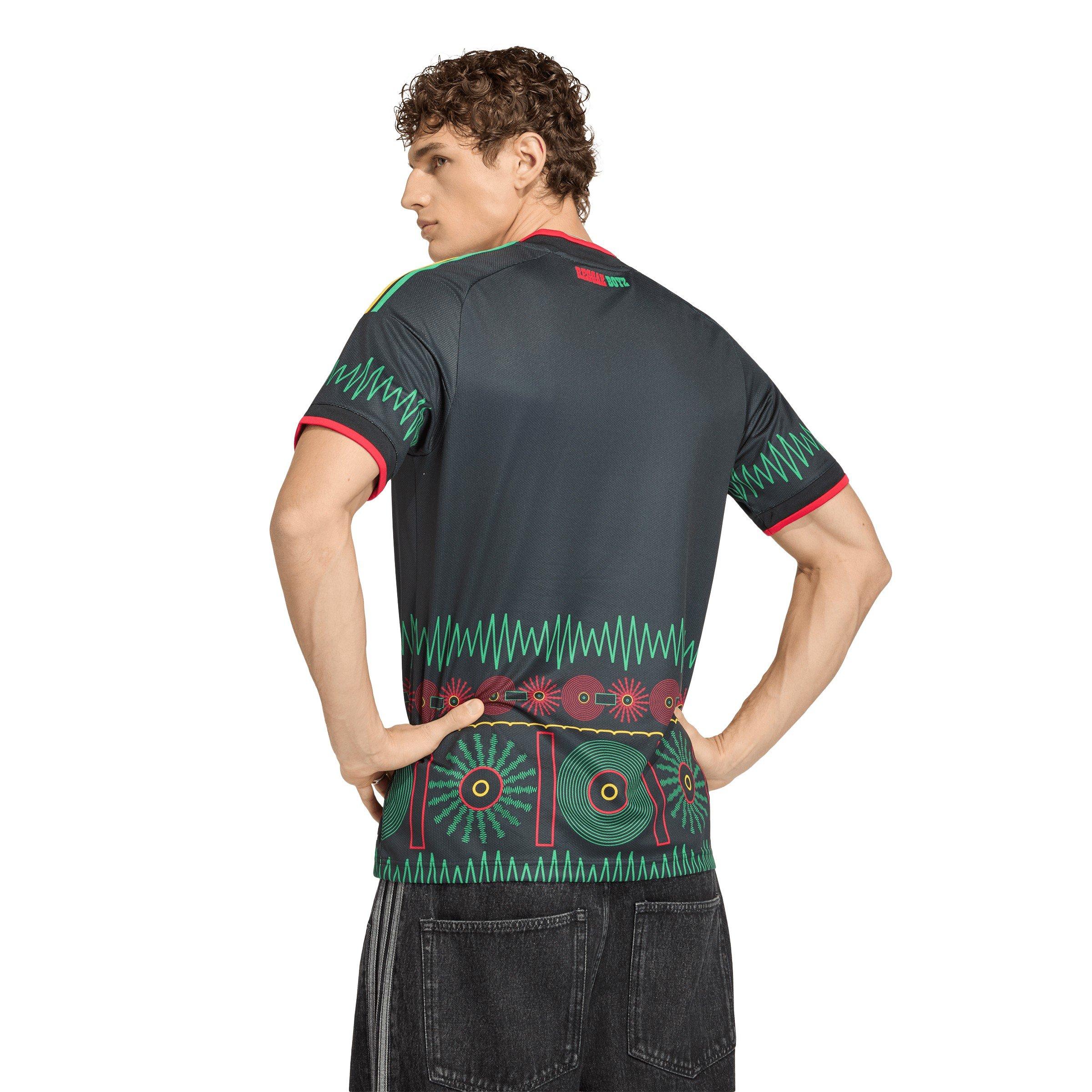 Black/Yellow - adidas - Mens Jamaica Away Shirt 2026 - 4