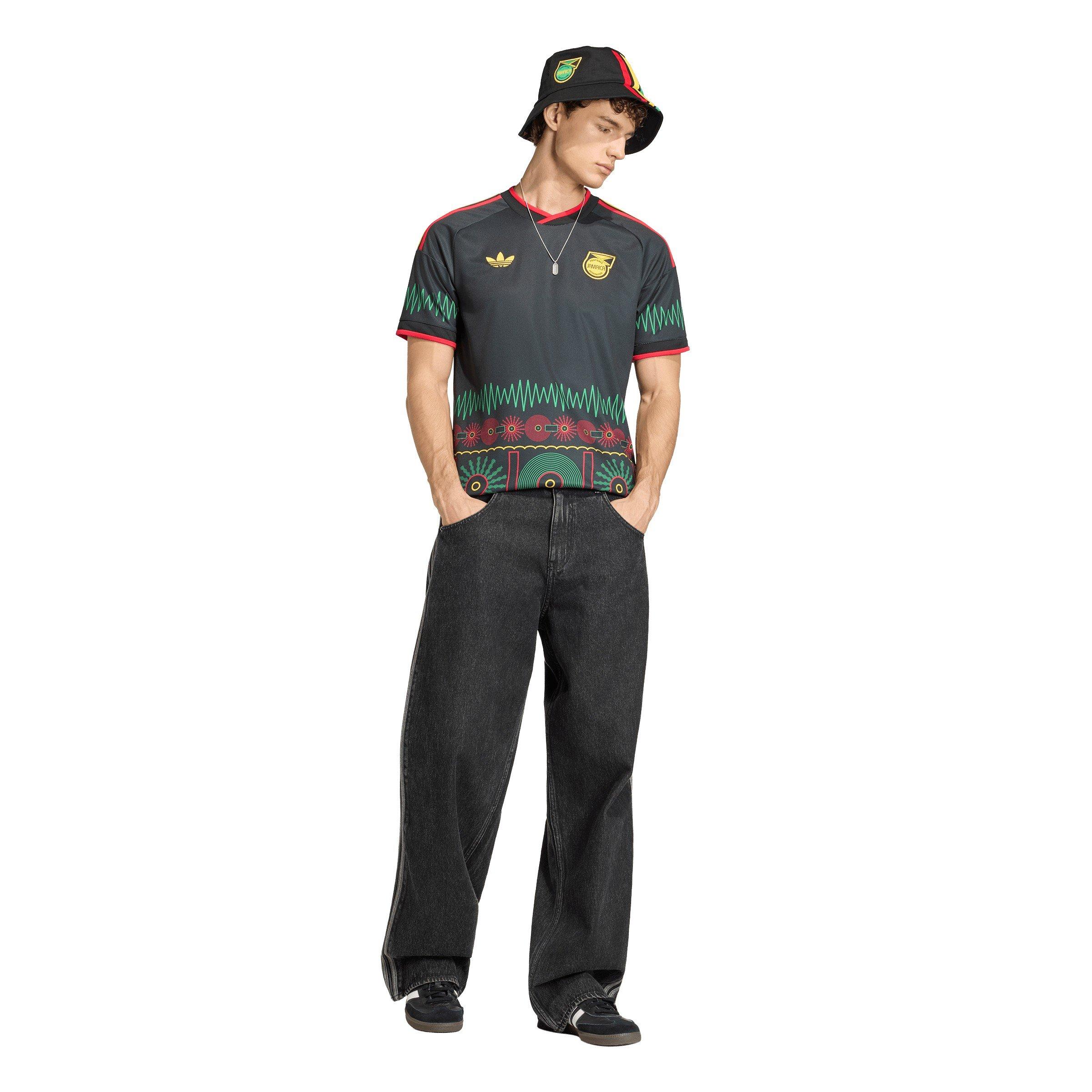 Black/Yellow - adidas - Mens Jamaica Away Shirt 2026 - 7