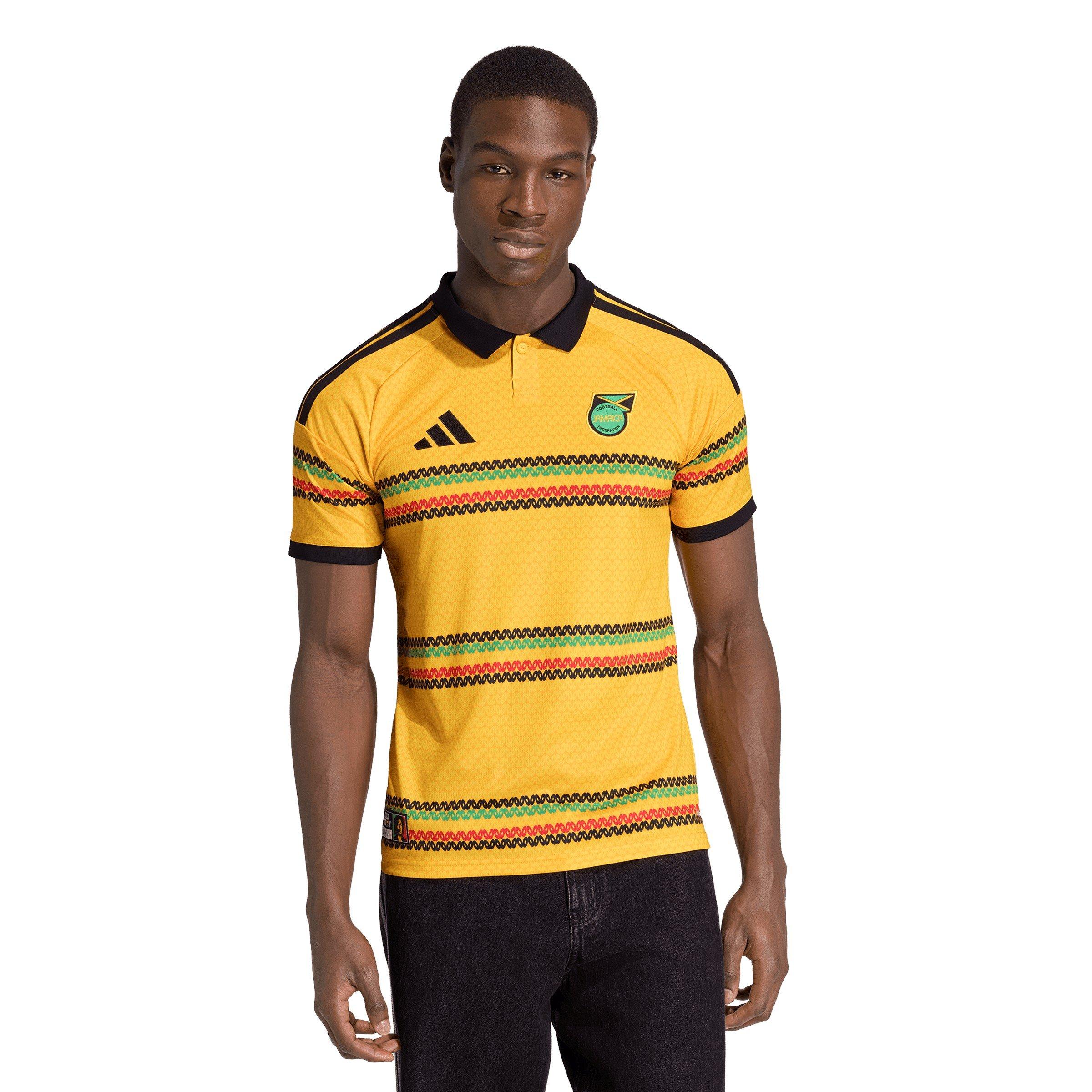 Gold/Green - adidas - Mens Jamaica Home Shirt 2026 - 3