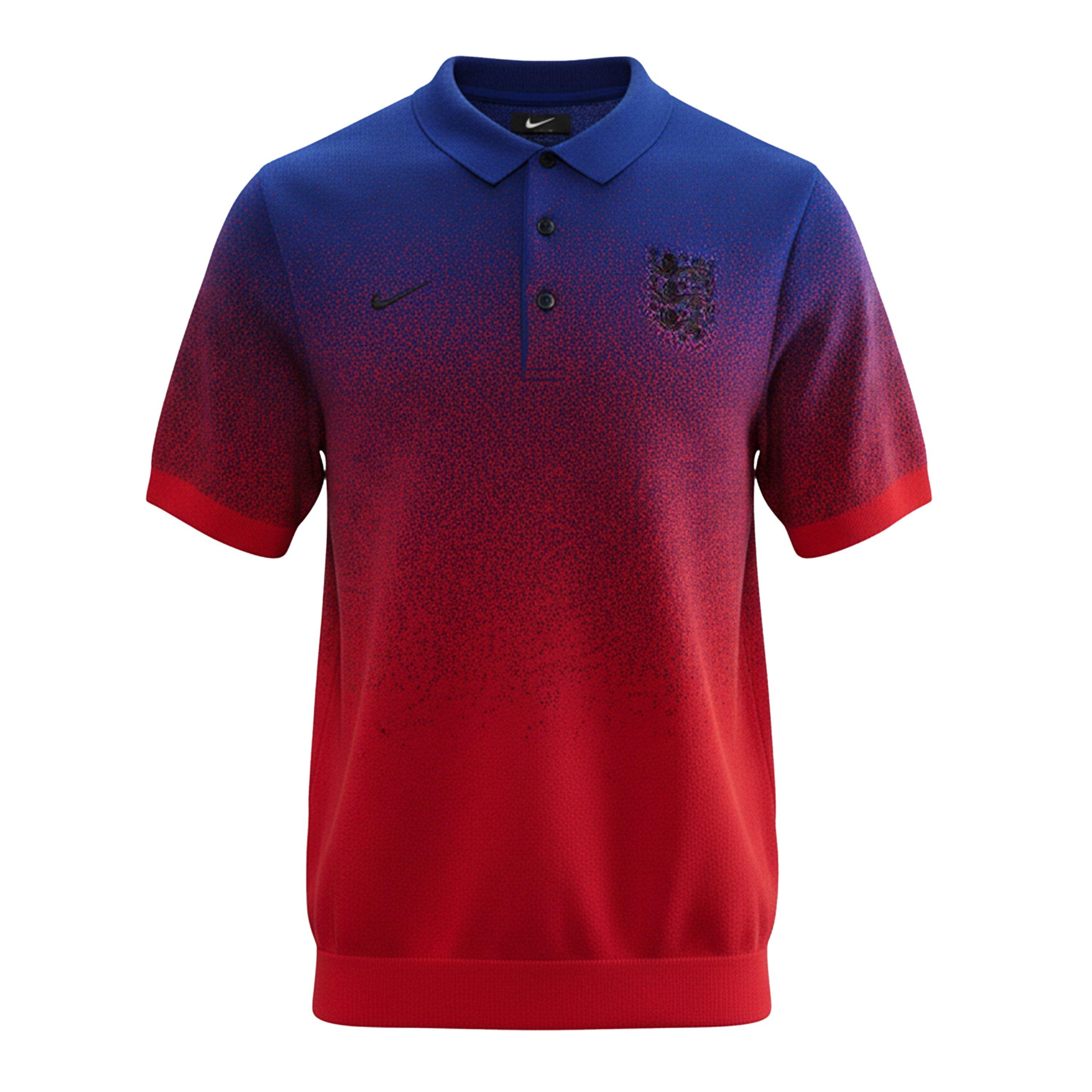 nike shirt red white blue