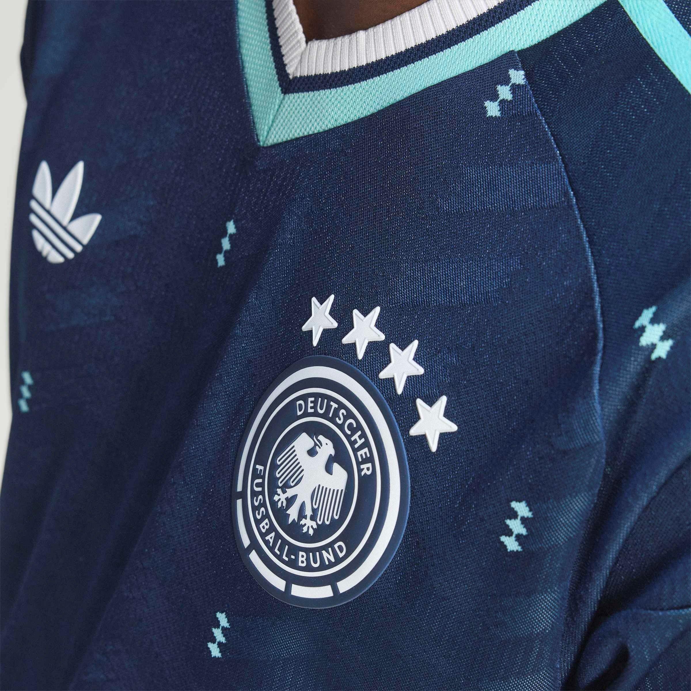 Marineblå/sort - adidas - Germany Authentic Away Shirt World Cup ™ 2026 Adults - 12